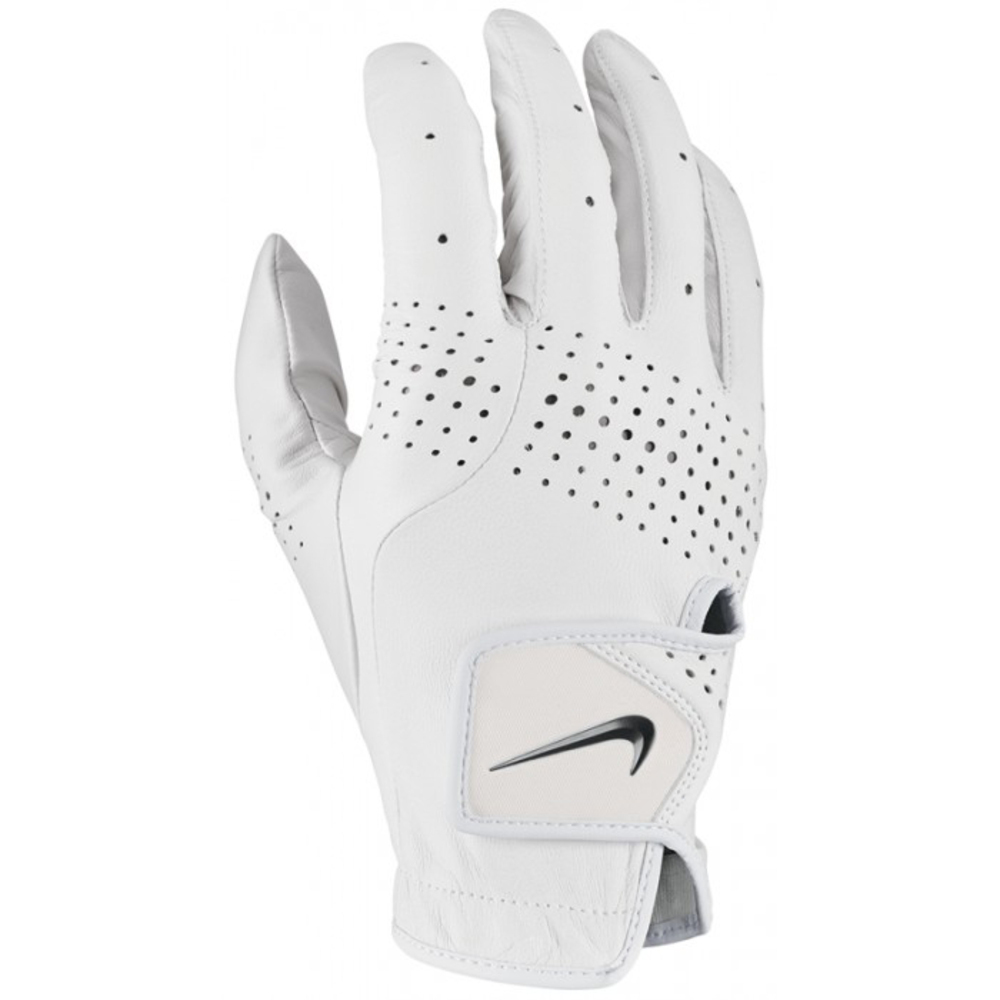 Nike Mens Tour Classic III Leather 2020 Right Hand Golf Glove (White) - Size Large