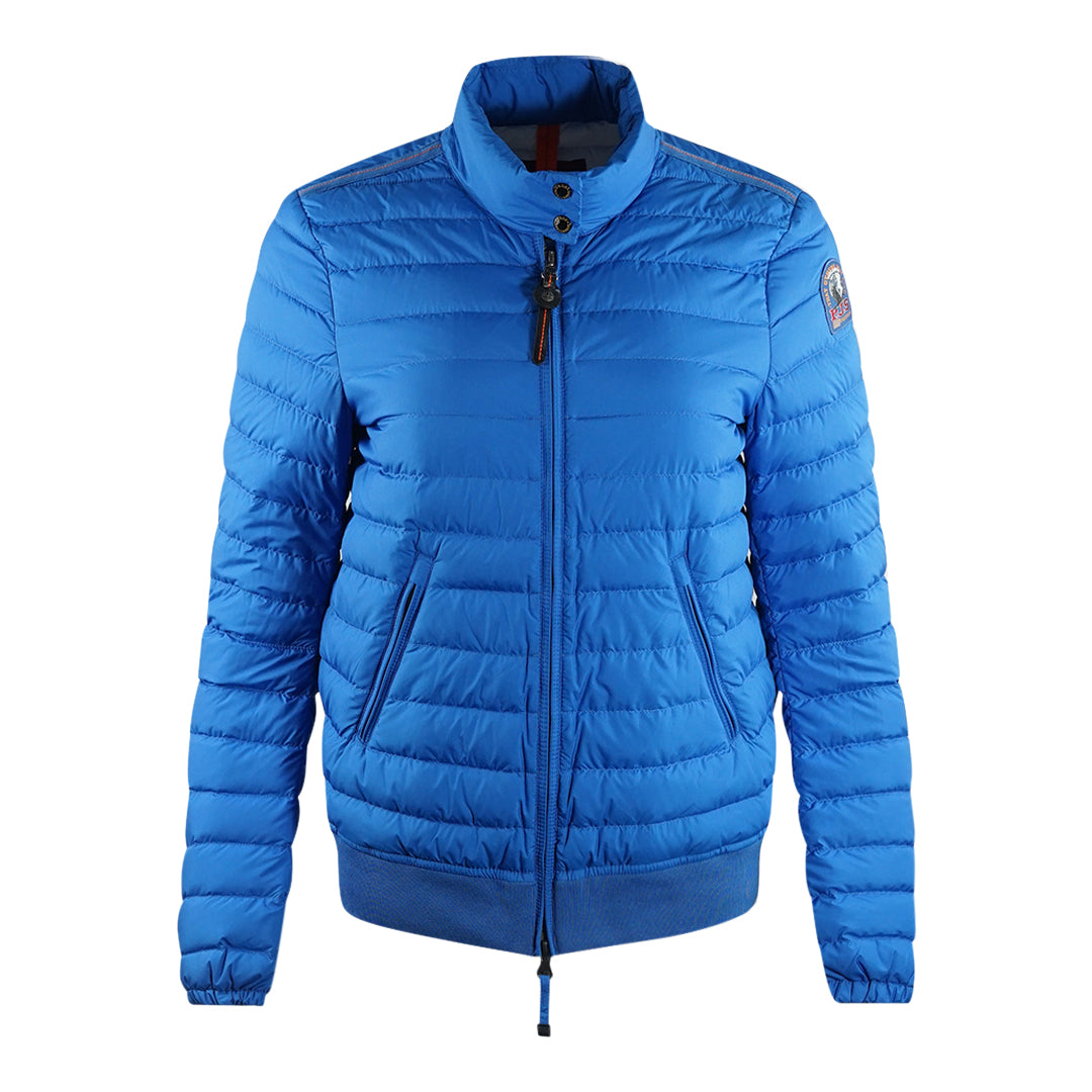 Parajumpers Womens Virgie Crayon Blue Padded Down Jacket - Size Small