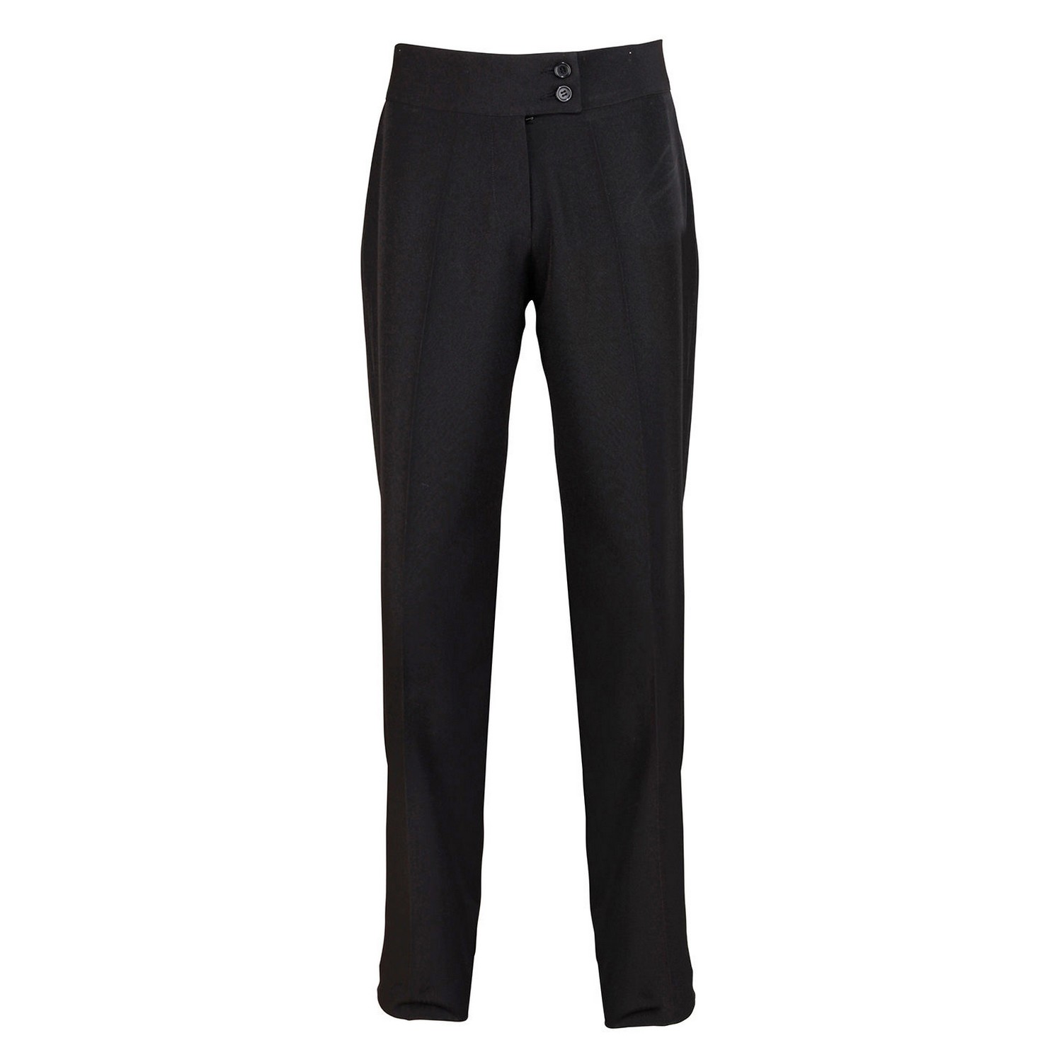 Premier Womens/Ladies Iris Straight Leg Trousers (Black) - Size 8 Long