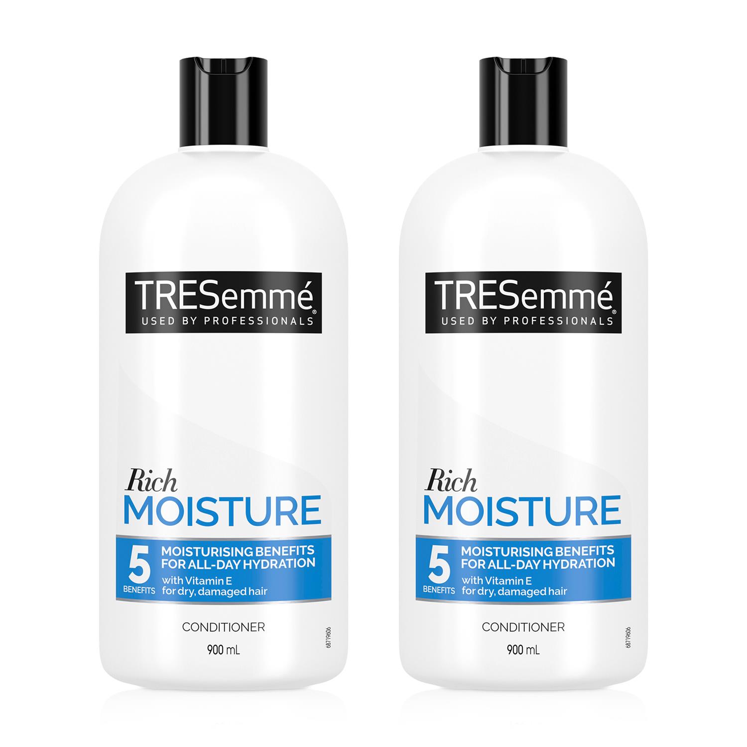 Tresemme Womens Moisture Rich Conditioner Created for Daily Use, 2x 900ml - NA - One Size