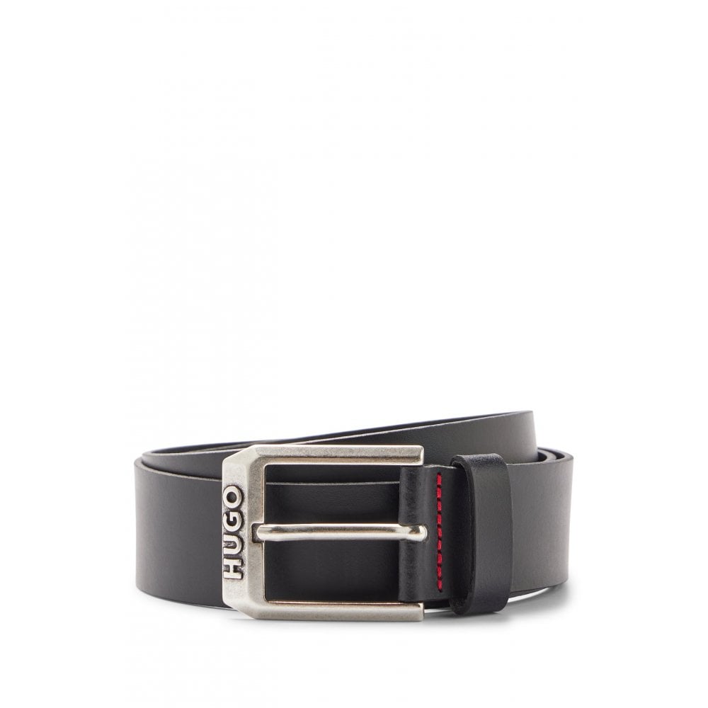 Hugo Mens Gello Belt - Black - Size 38 inches