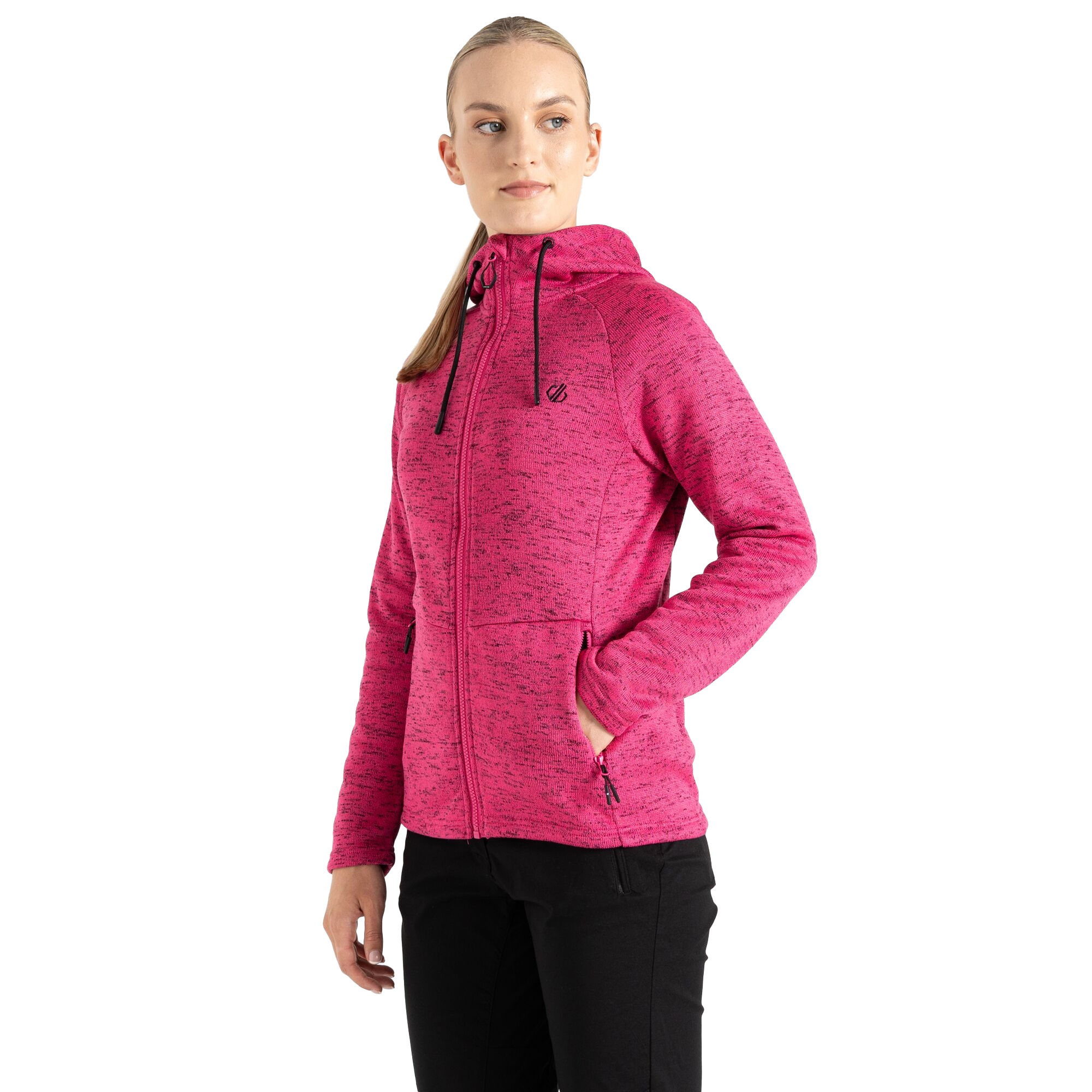 Dare 2B Dames/Dames Marl Fleece Jas (Puur Roze)