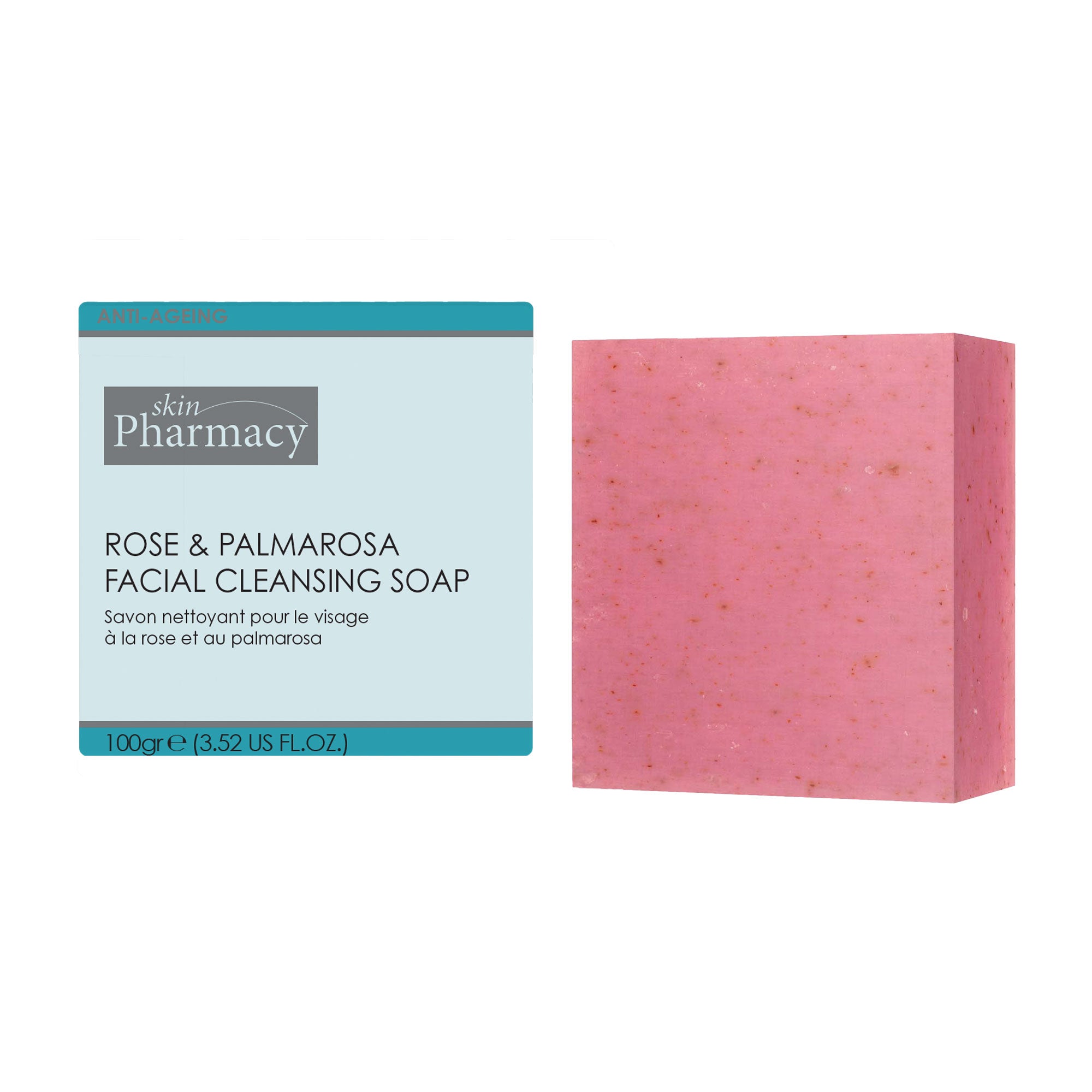 SkinPharmacy Unisex Rose Facial Cleansing Soap 100g - One Size