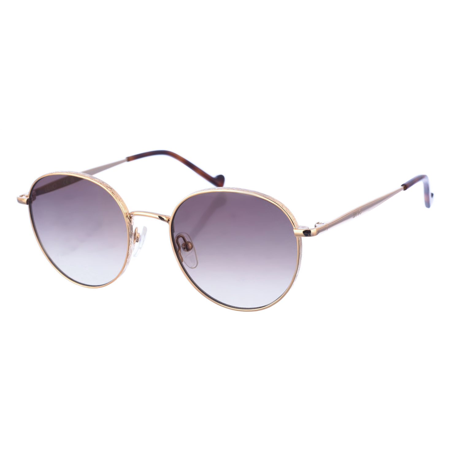 Liu Jo Womens Oval shaped metal sunglasses LJ133S women - Gold - One Size