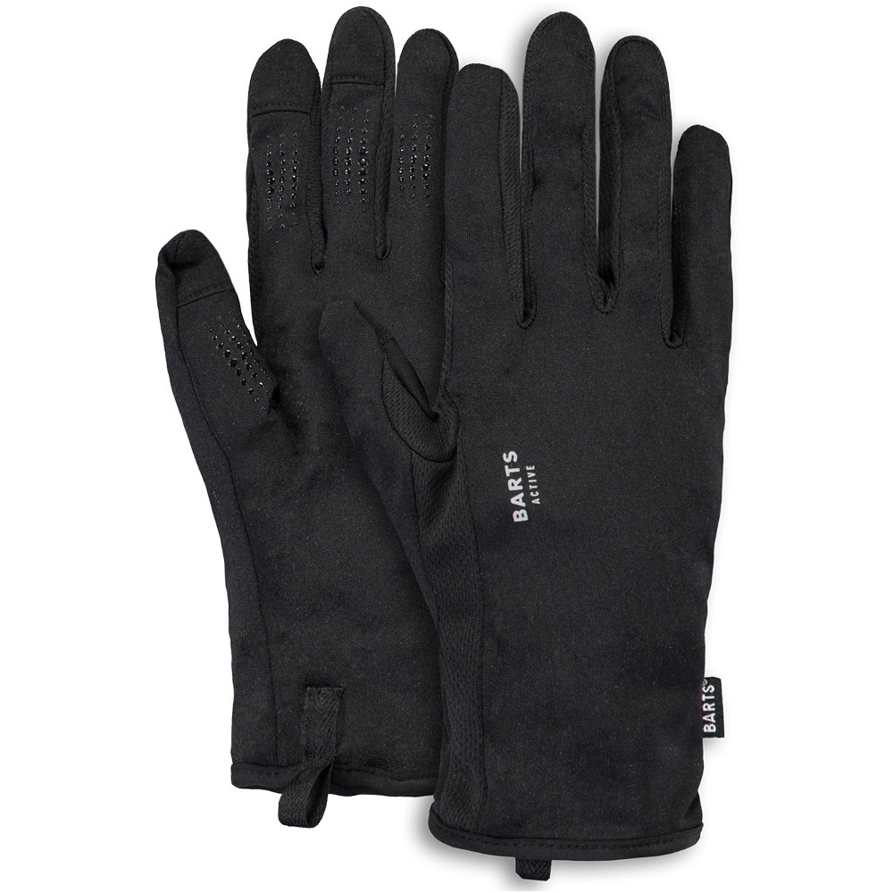 Barts Mens Active Reflective Strong Touch Screen Gloves - Black - Size L/XL