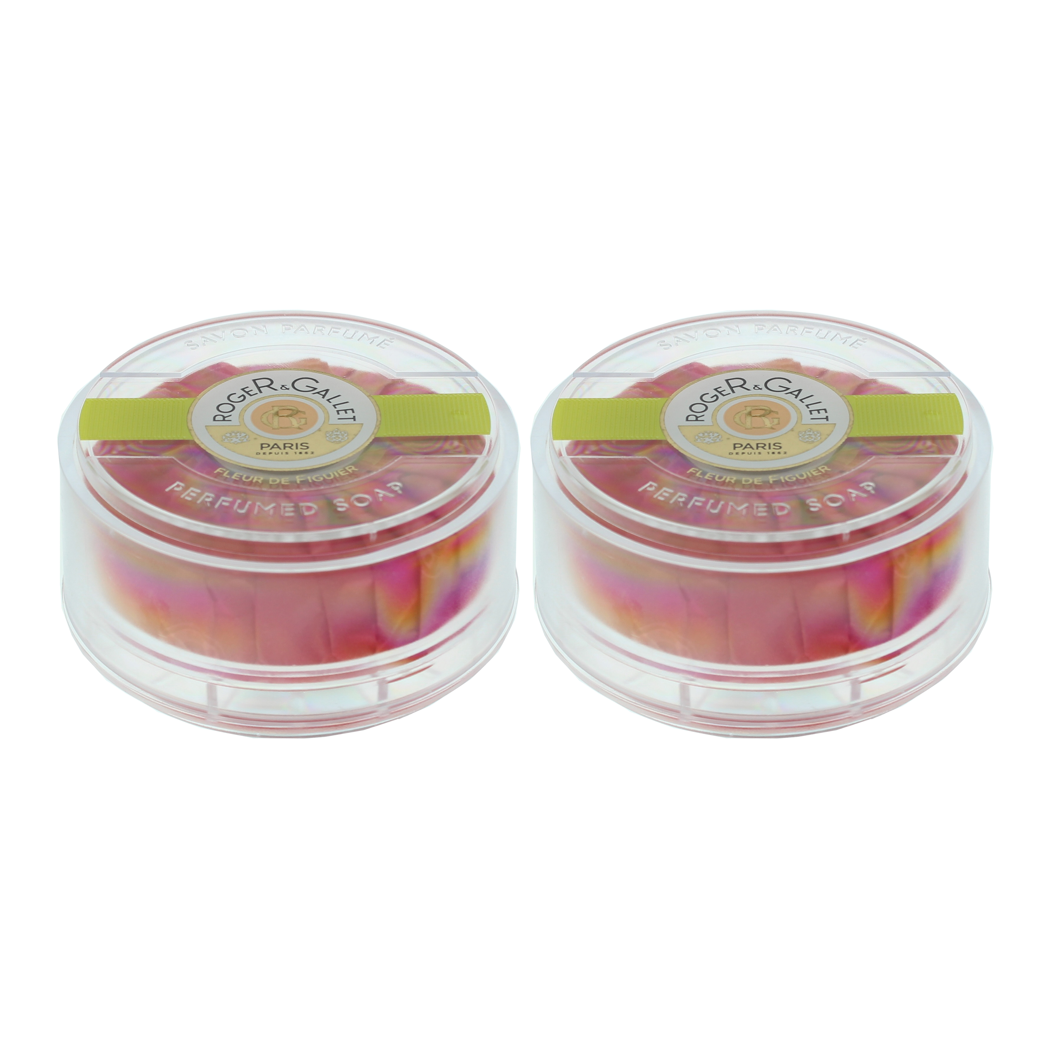 Roger & Gallet Unisex Fleur De Figuier Perfumed Soap 100g x 2 - NA - One Size