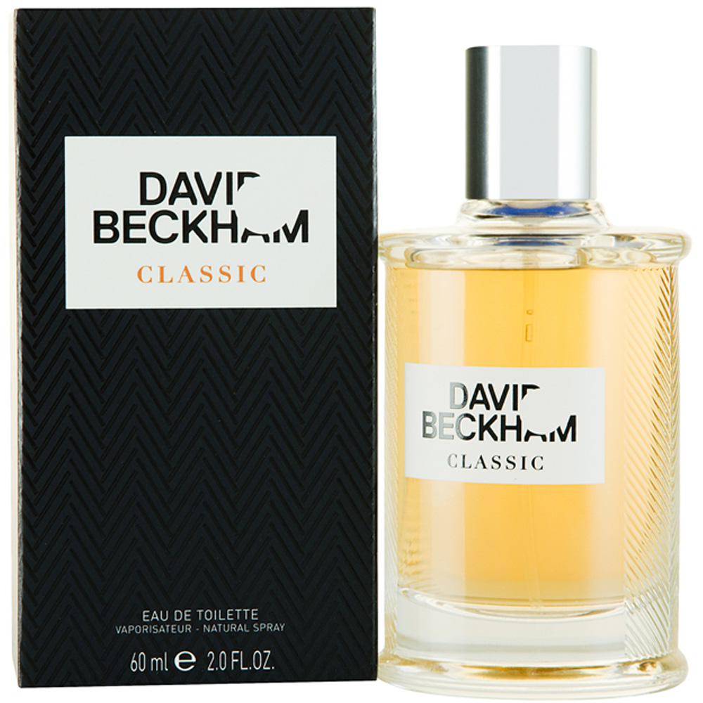 David Beckham Mens Classic Eau de Toilette 60ml Spray For Him - NA - One Size