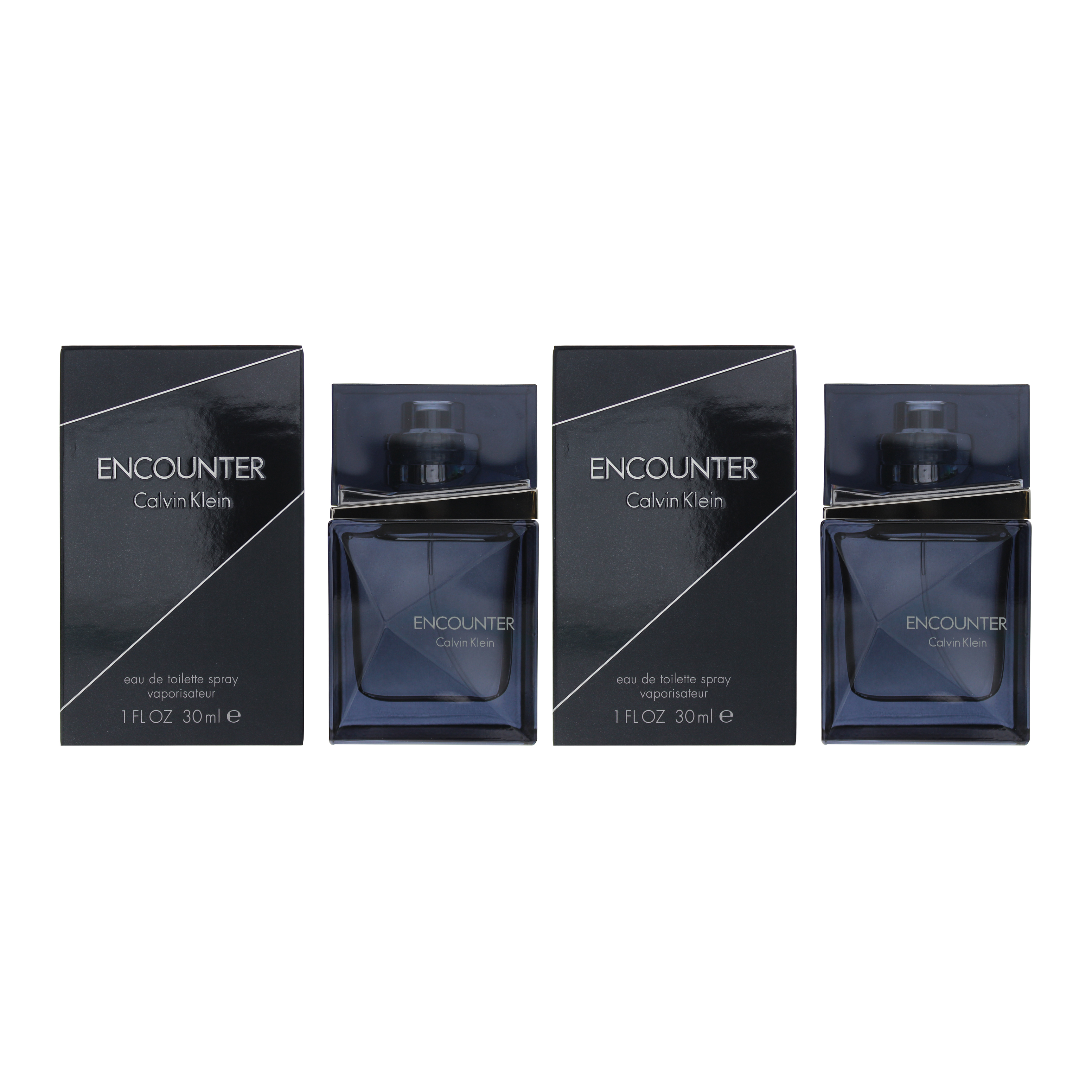 Calvin Klein Mens Encounter Eau de Toilette 30ml Spray For Him x 2 - NA - One Size