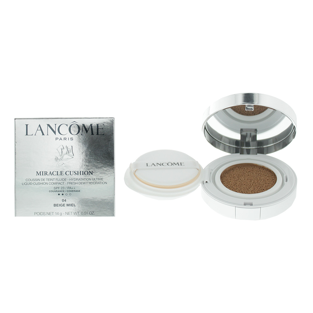 Lancome Unisex Lancôme Miracle Cushion 04 Honey Beige Foundation 14g - One Size