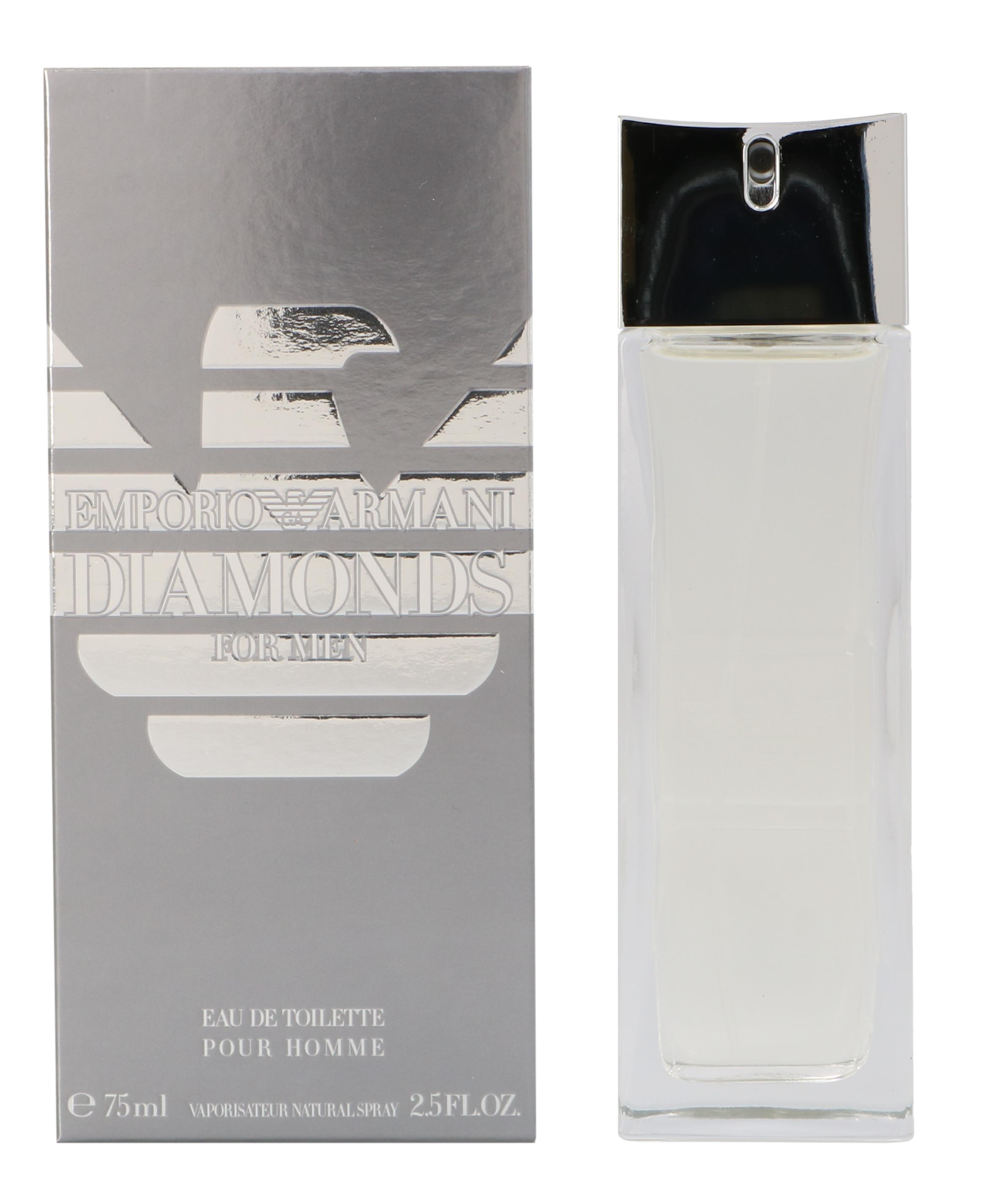 Armani Mens Emporio Diamonds For Men Eau de Toilette 75ml - NA - One Size