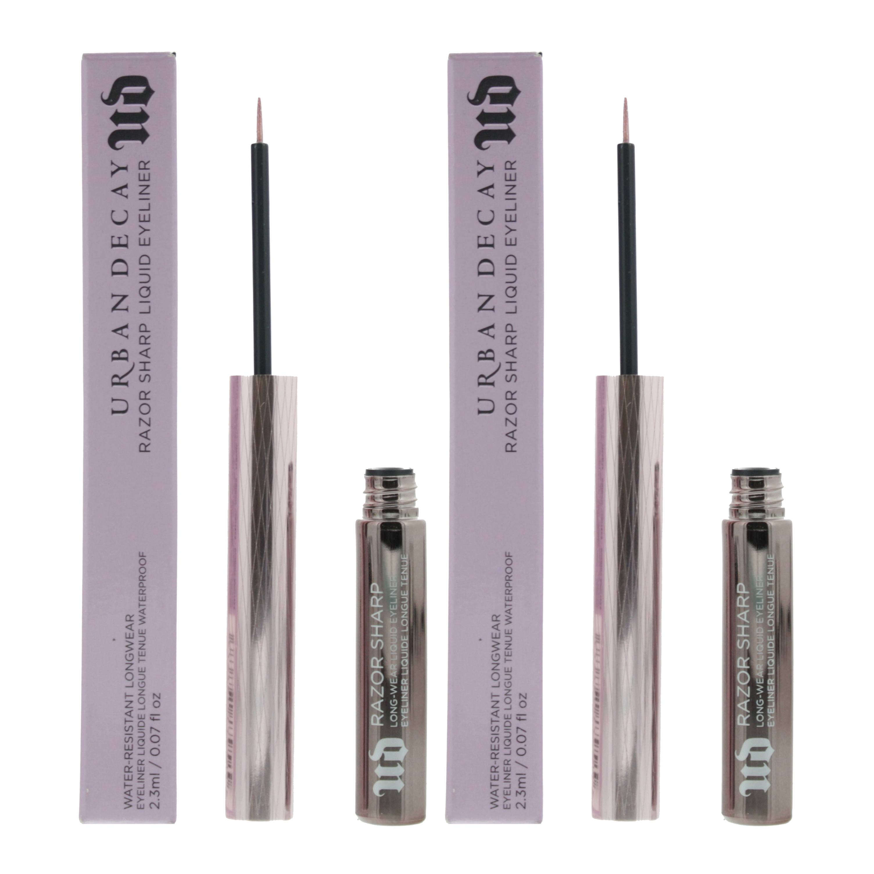 Urban Decay Womens Razor Sharp Intergalactic Liquid Eyeliner 2.3ml x 2 - NA - One Size