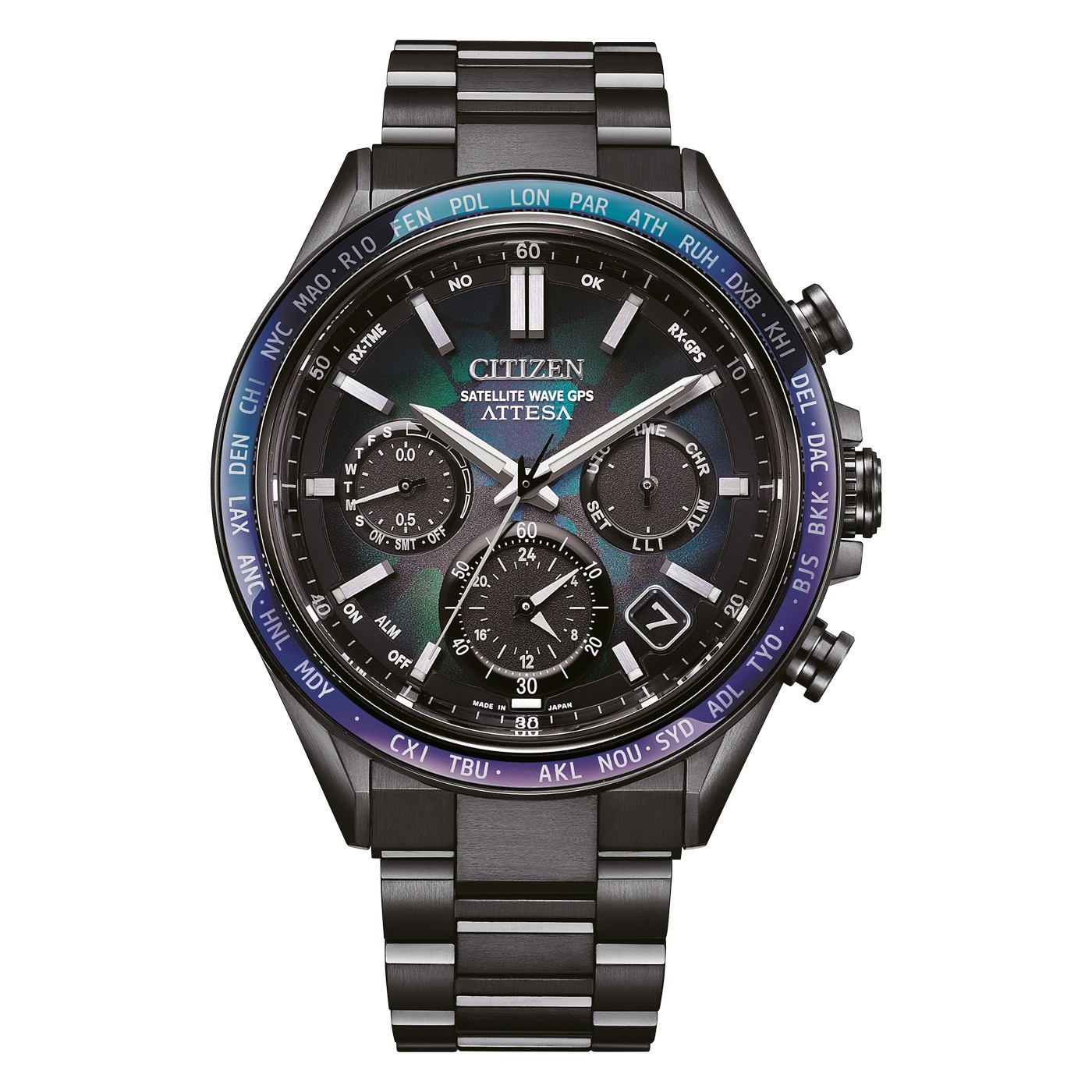 Citizen Attesa Limited Edition Mens Black Watch CC4057-60E Titanium - One Size