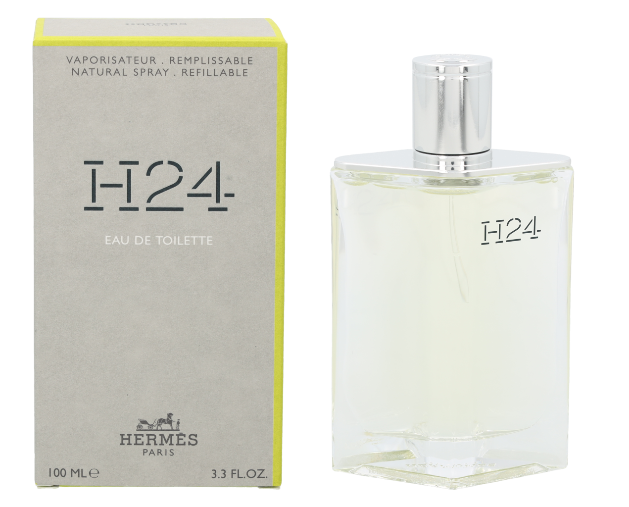 Hermes Mens Hermès H24 Eau De Toilette 100ml Refillable - Green - One Size