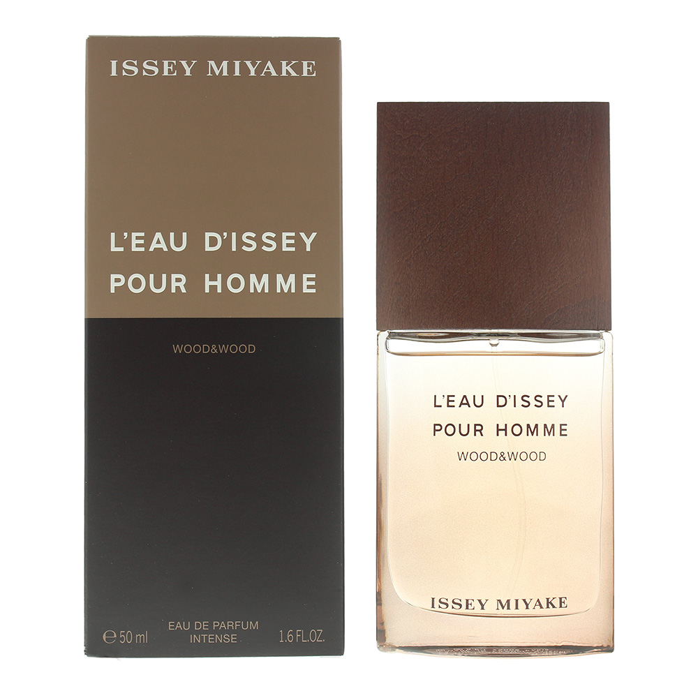 Issey Miyake Mens L'Eau D'Issey Wood & Eau de Parfum Intense 50ml Spray For Him - NA - One Size