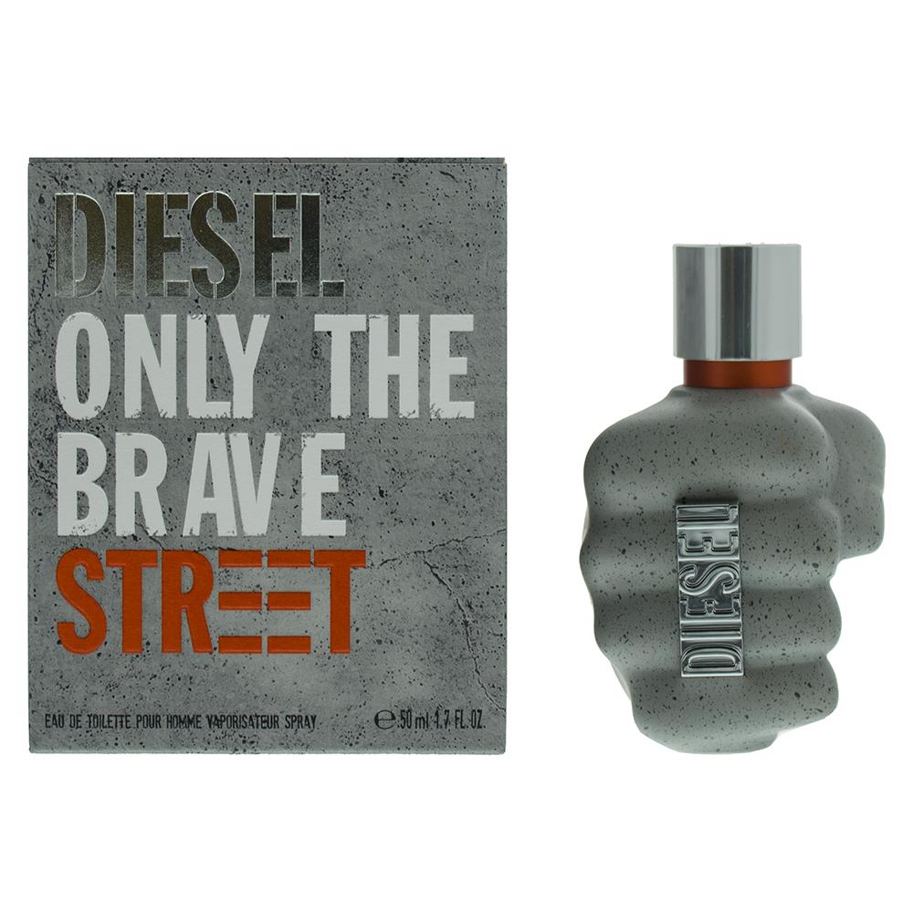 Diesel Mens Only The Brave Street Eau de Toilette 50ml Spray For Him - Apple - One Size