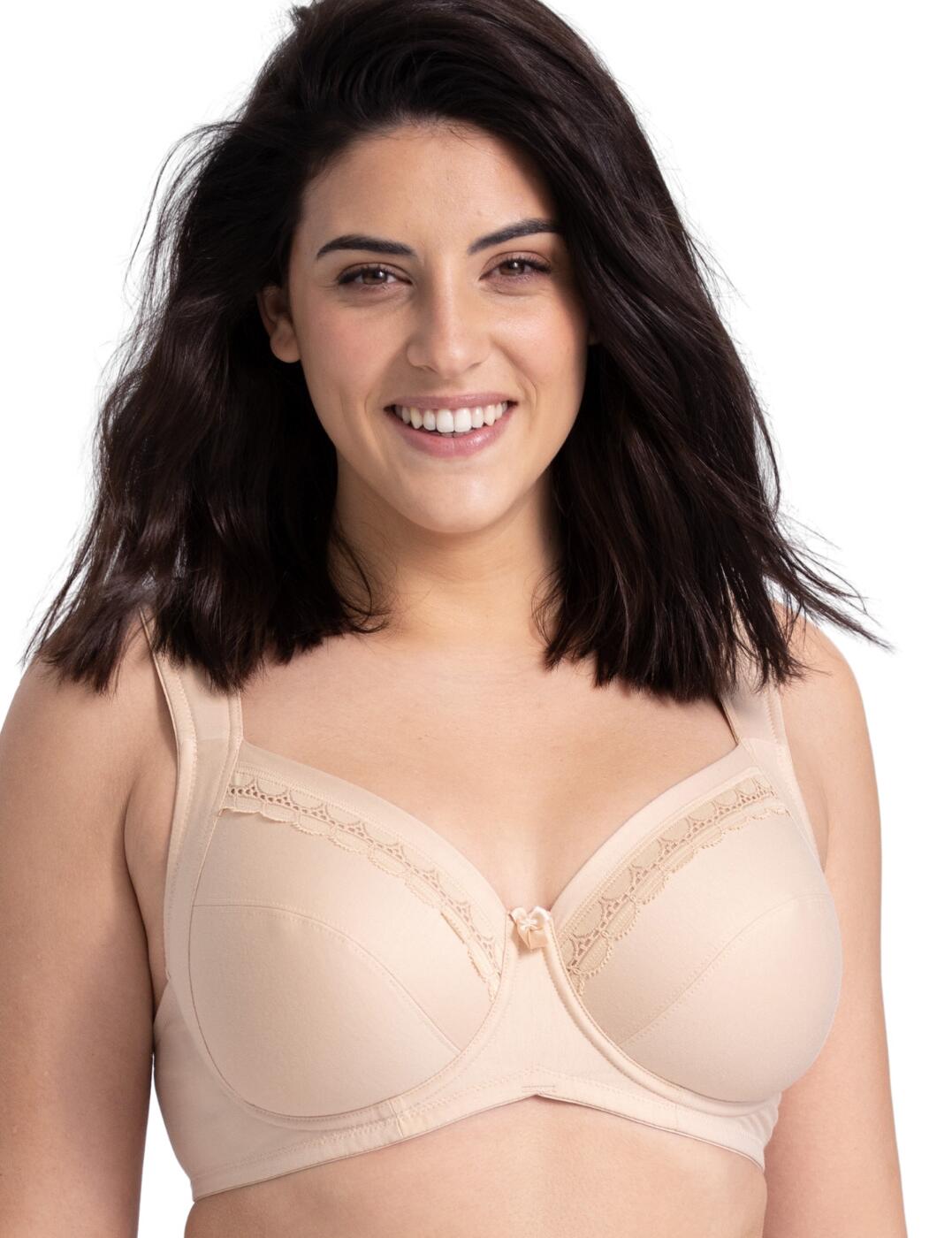 Miss Mary of Sweden Womens Always Bra - Beige - Size 42D