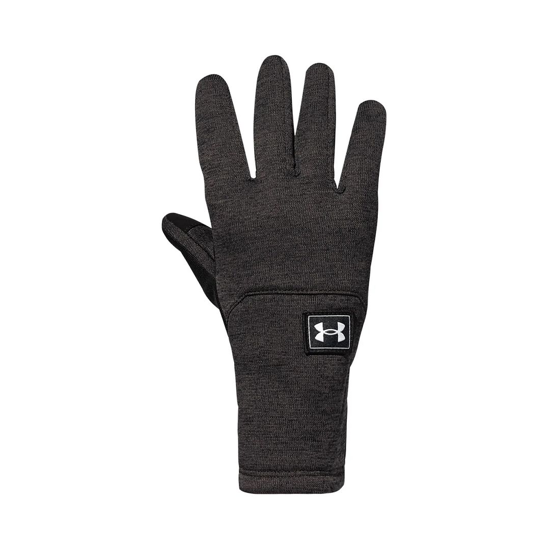 Under Armour Storm Fleece Geo Mens Black Gloves - Size Small