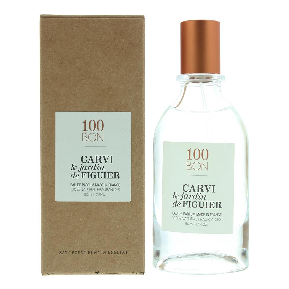 100Bon Unisex Carvi & Jardin De Figuier Eau de Parfum Spray 50ml Natural Ingredients - Orange - One Size