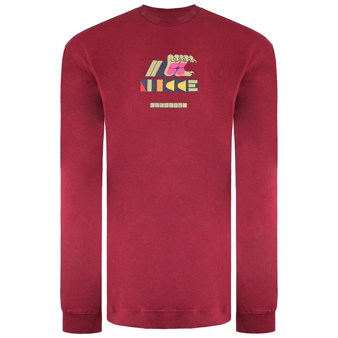 NICCE Grizzly Mens Red Top Cotton - Size X-Large