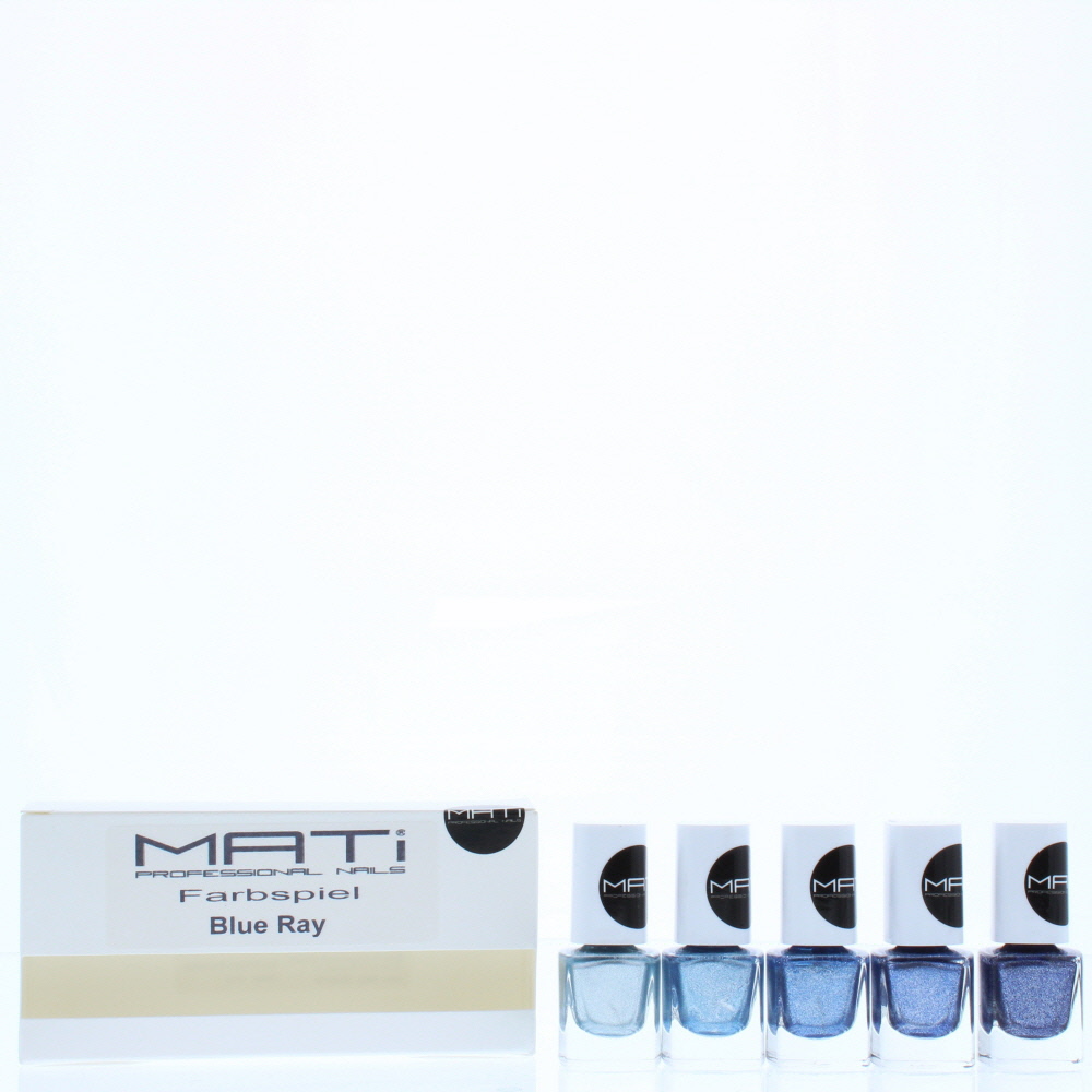 Mati 5 X Blue Ray Nail Polish 5ml - One Size