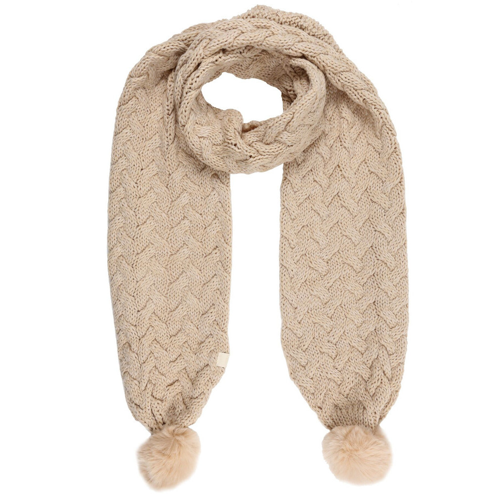 Regatta Womens Lovella IV Chunky Cable knitted Scarf - White - One Size