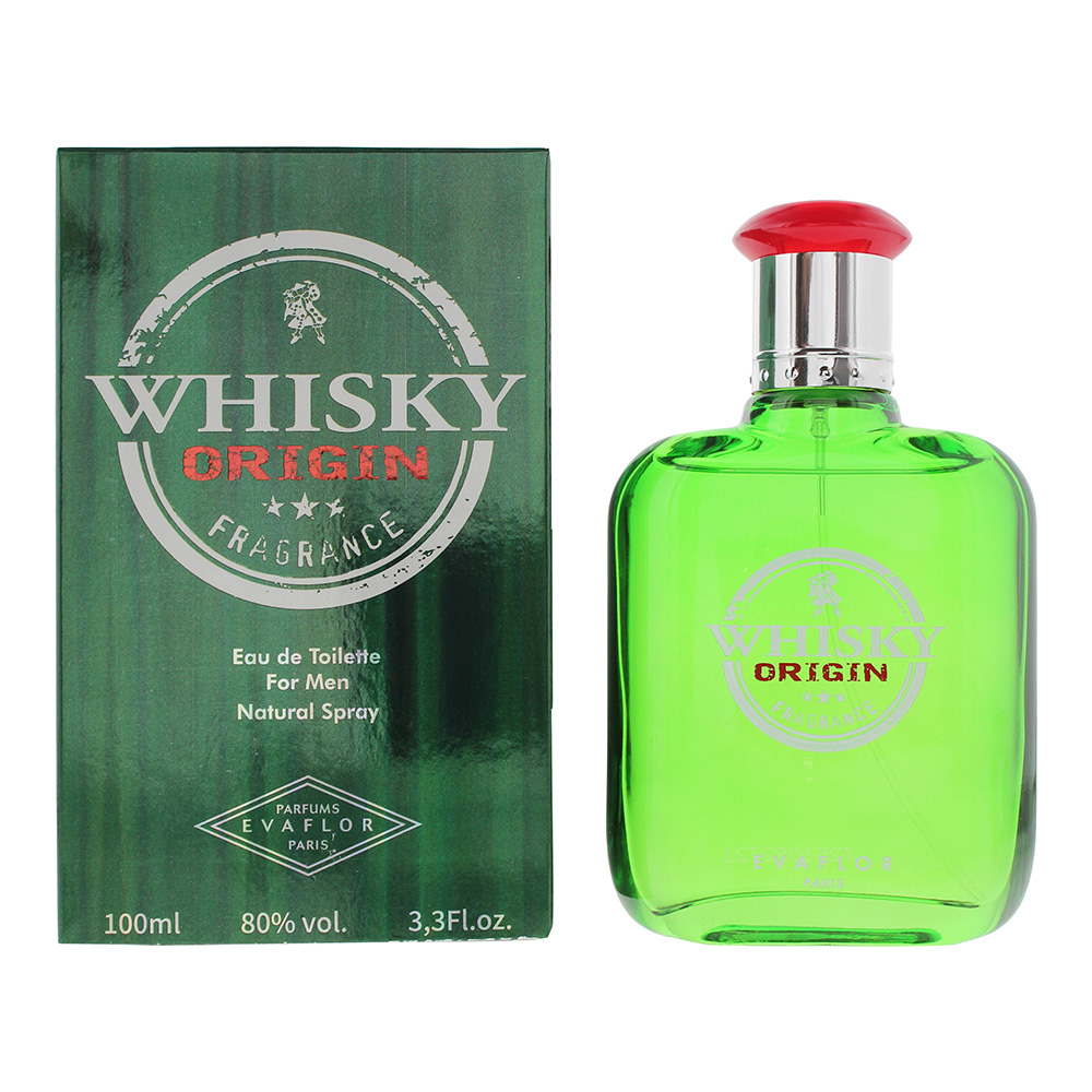 Evaflor Mens Whisky Origin Eau De Toilette 100ml - Orange - One Size