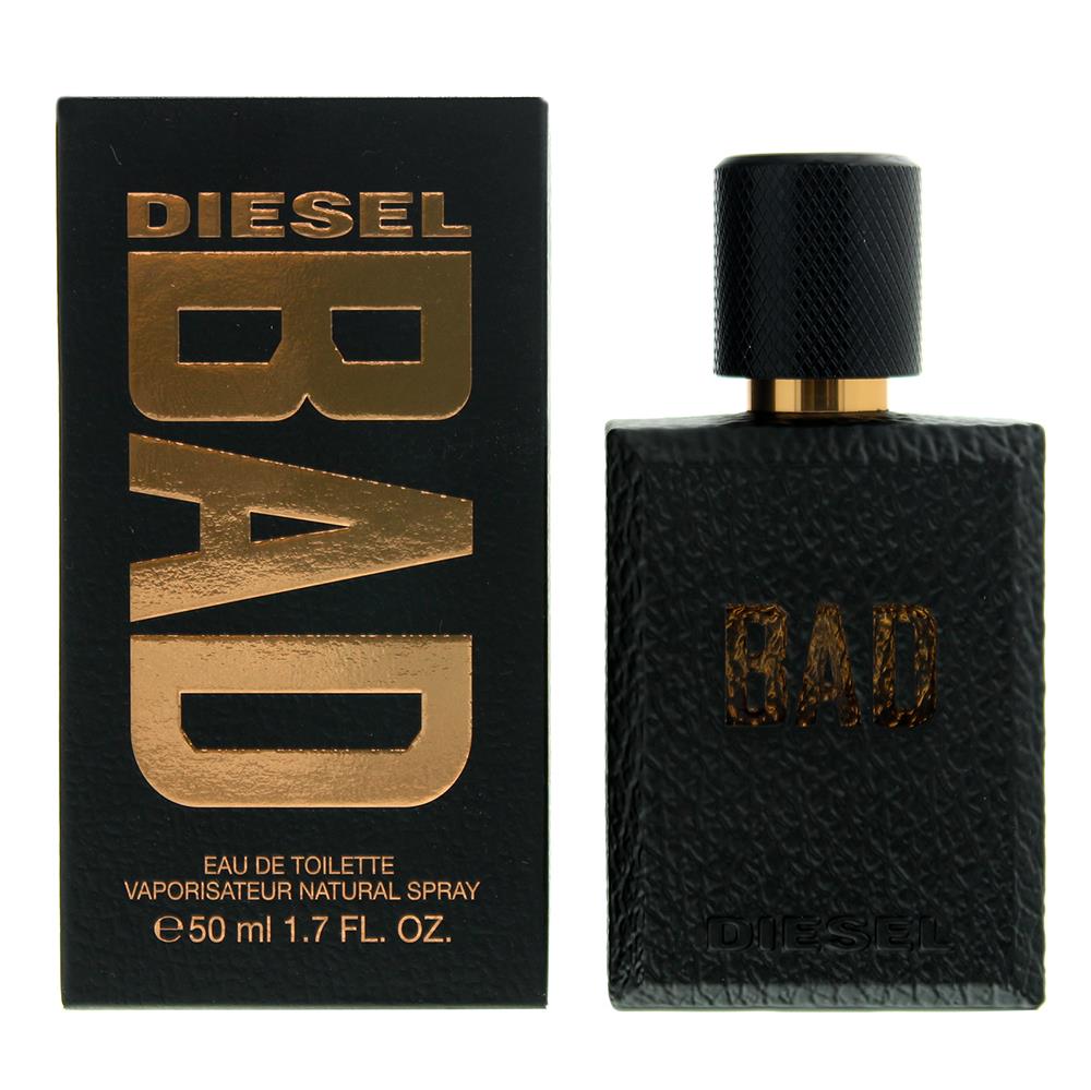 Diesel Mens Bad Eau de Toilette 50ml Spray For Him - Violet - One Size