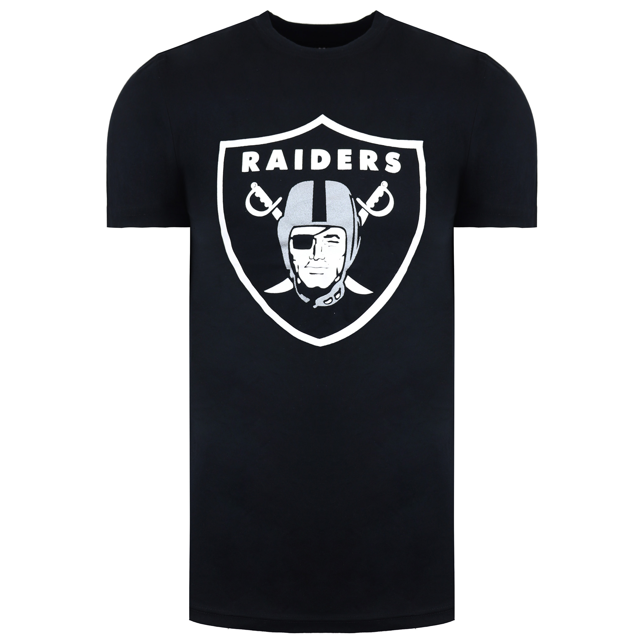 Fanatics Oakland Raiders Mens Black T-Shirt Cotton - Size Small