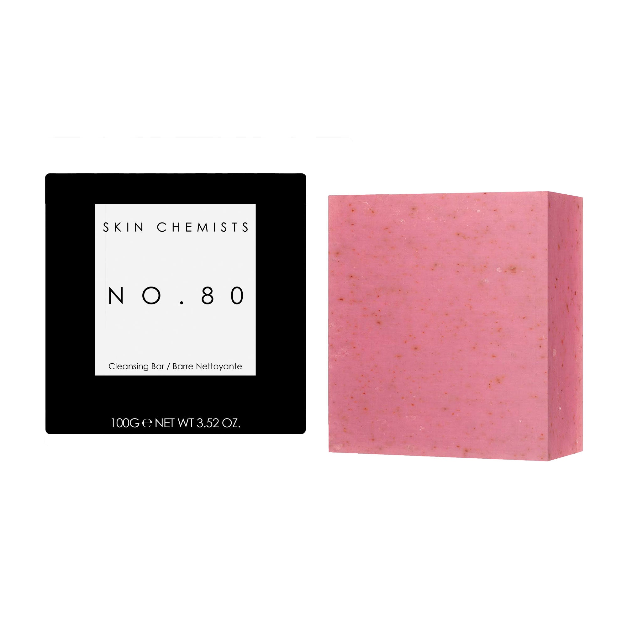 SkinChemists Unisex No.80 Rose Cleansing Facial Bar 100g - One Size