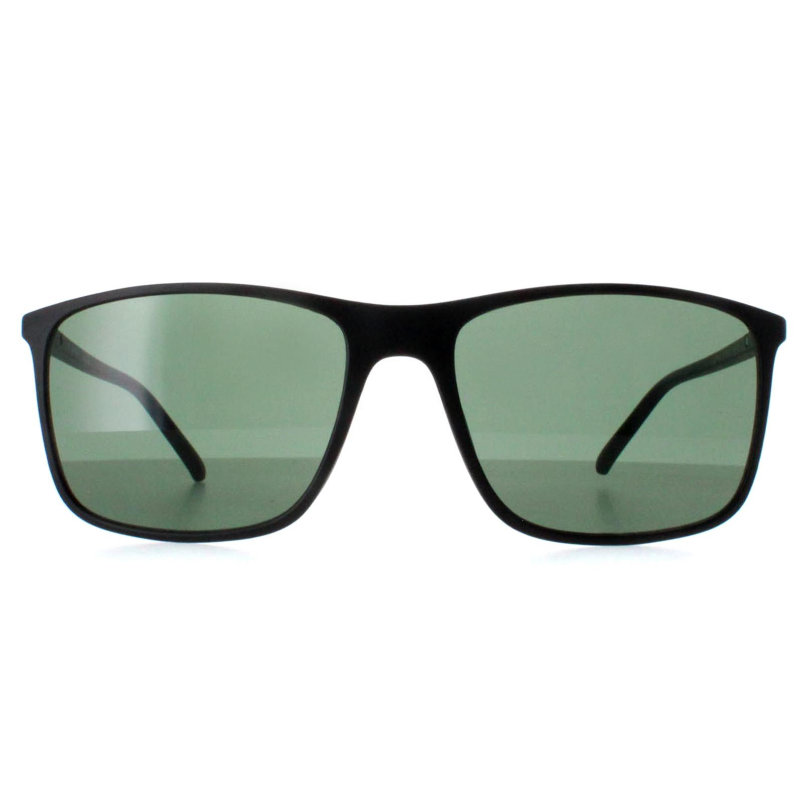 Calvin Klein Rectangle Mens Matte Black Green CK22558S - One Size