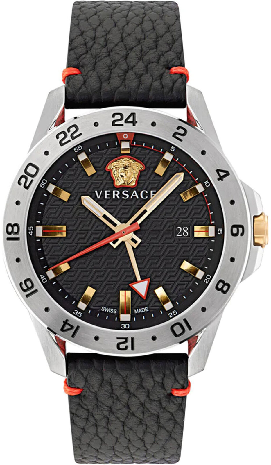 Versace Sport Tech Mens Black Watch VE2W00122 Leather (archived) - One Size