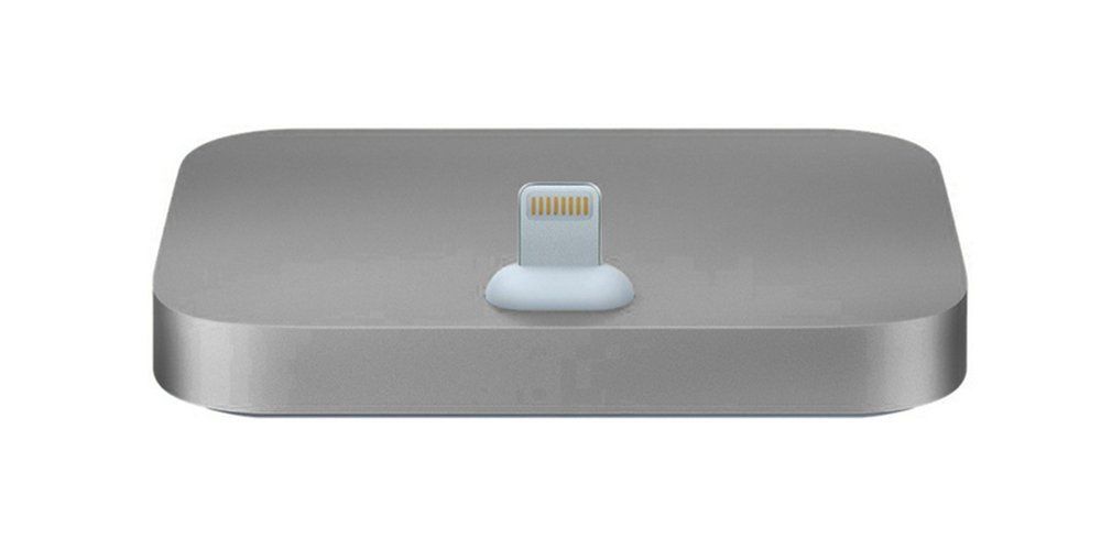 Aquarius Aluminium iPhone Dock Space Grey - One Size