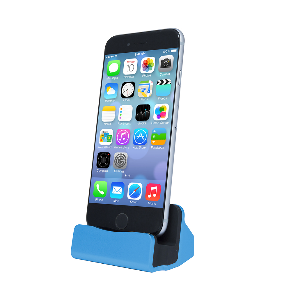 Aquarius Desktop Charging Dock Blue - Apple - One Size