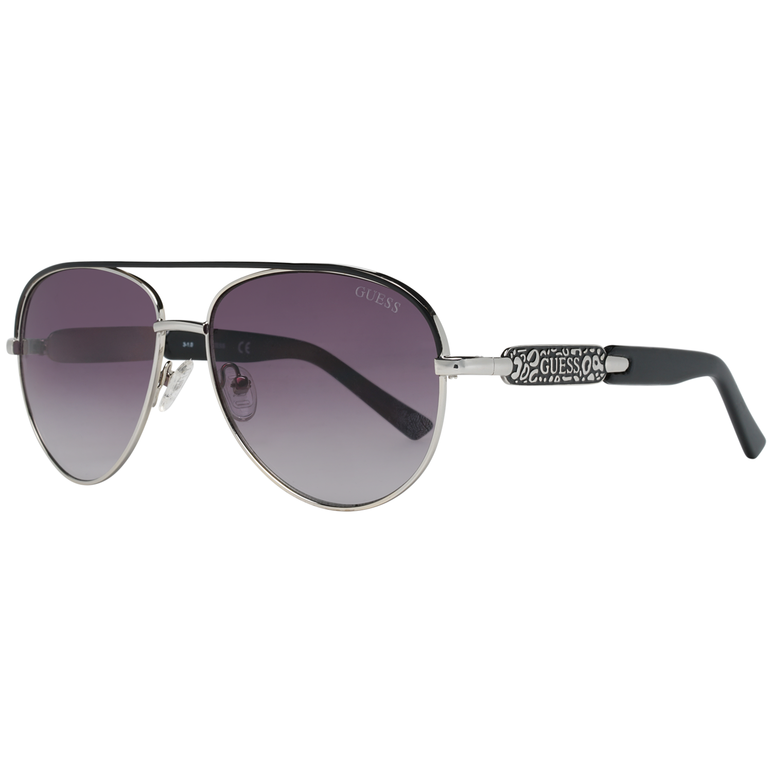 Guess Womens Sunglasses GF0287 06B 57 - Silver Metal (archived) - One Size