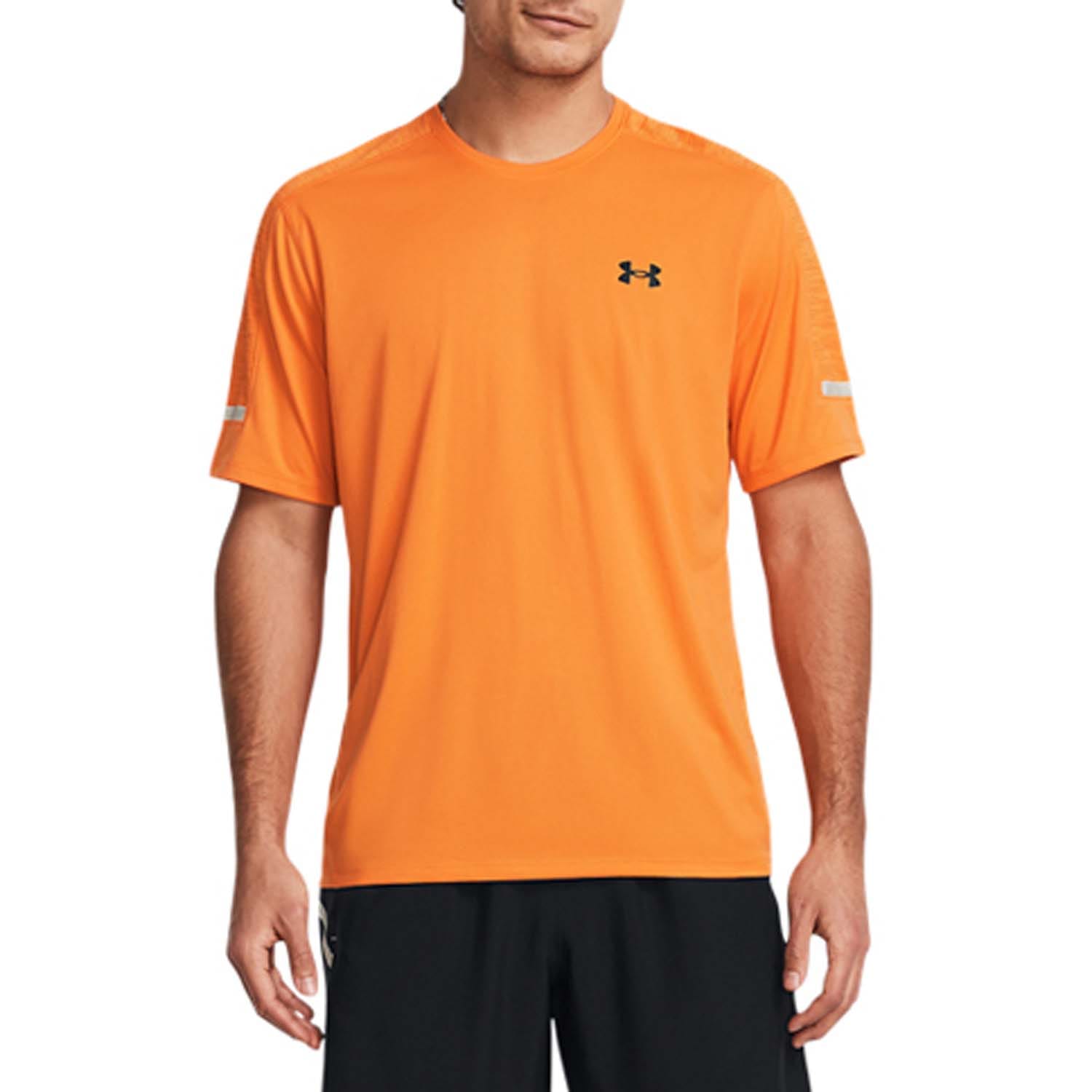 Under Armour Mens UA Tech Utility Short Sleeve T-Shirt in Orange - Size 2XL