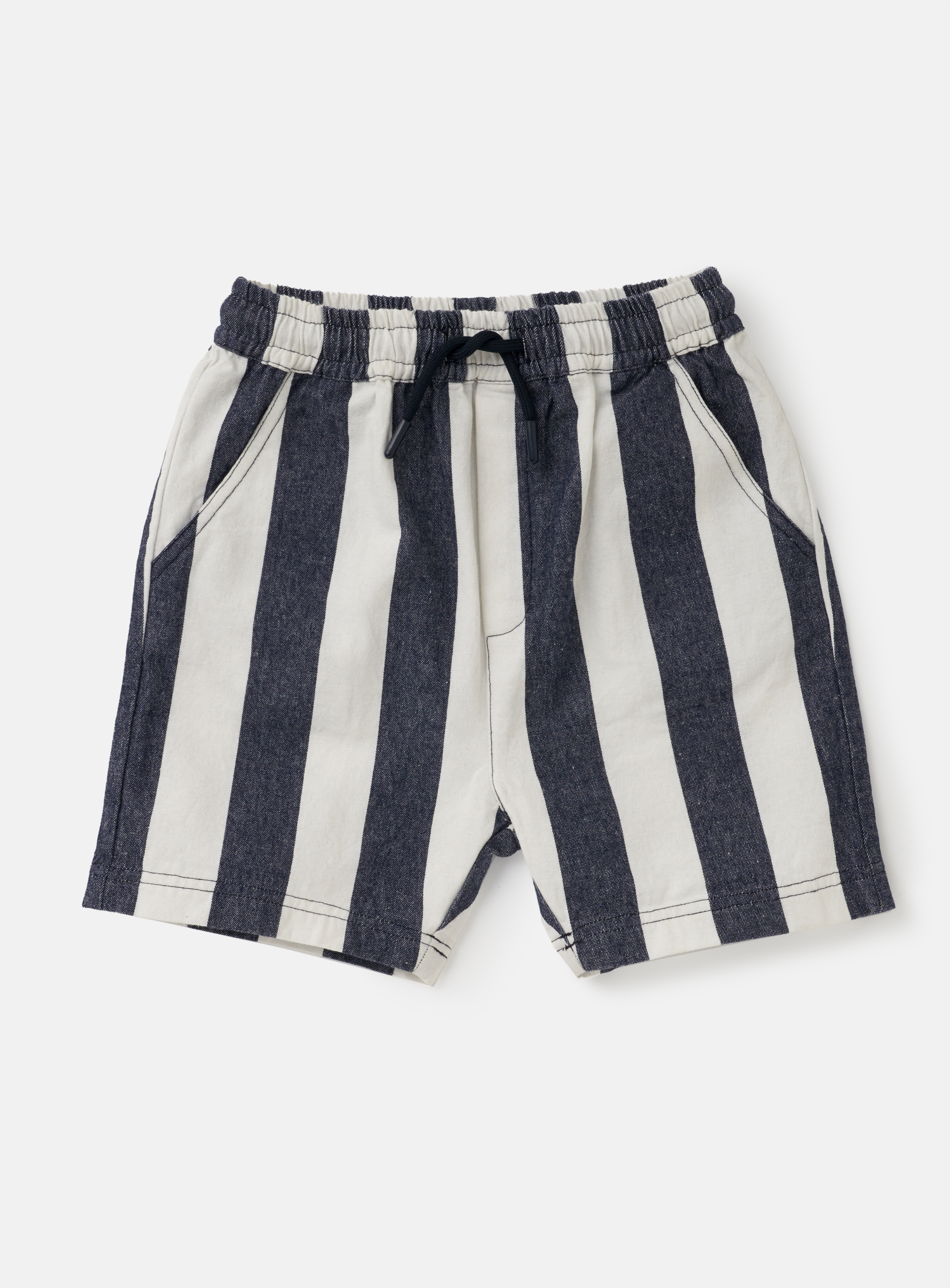 Angel & Rocket Boys Jensen Stripe Short - Navy - Size 8Y