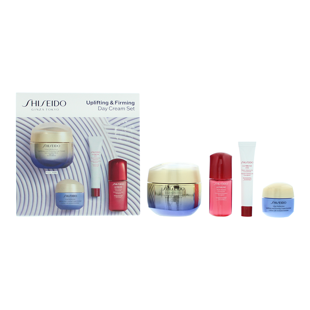 Shiseido Womens Vital Perfection Gift Set - Cream 50ml, Overnight Firming Treatment 15ml, Power Infusing Concentrate 10ml + Eye 3ml - One Size