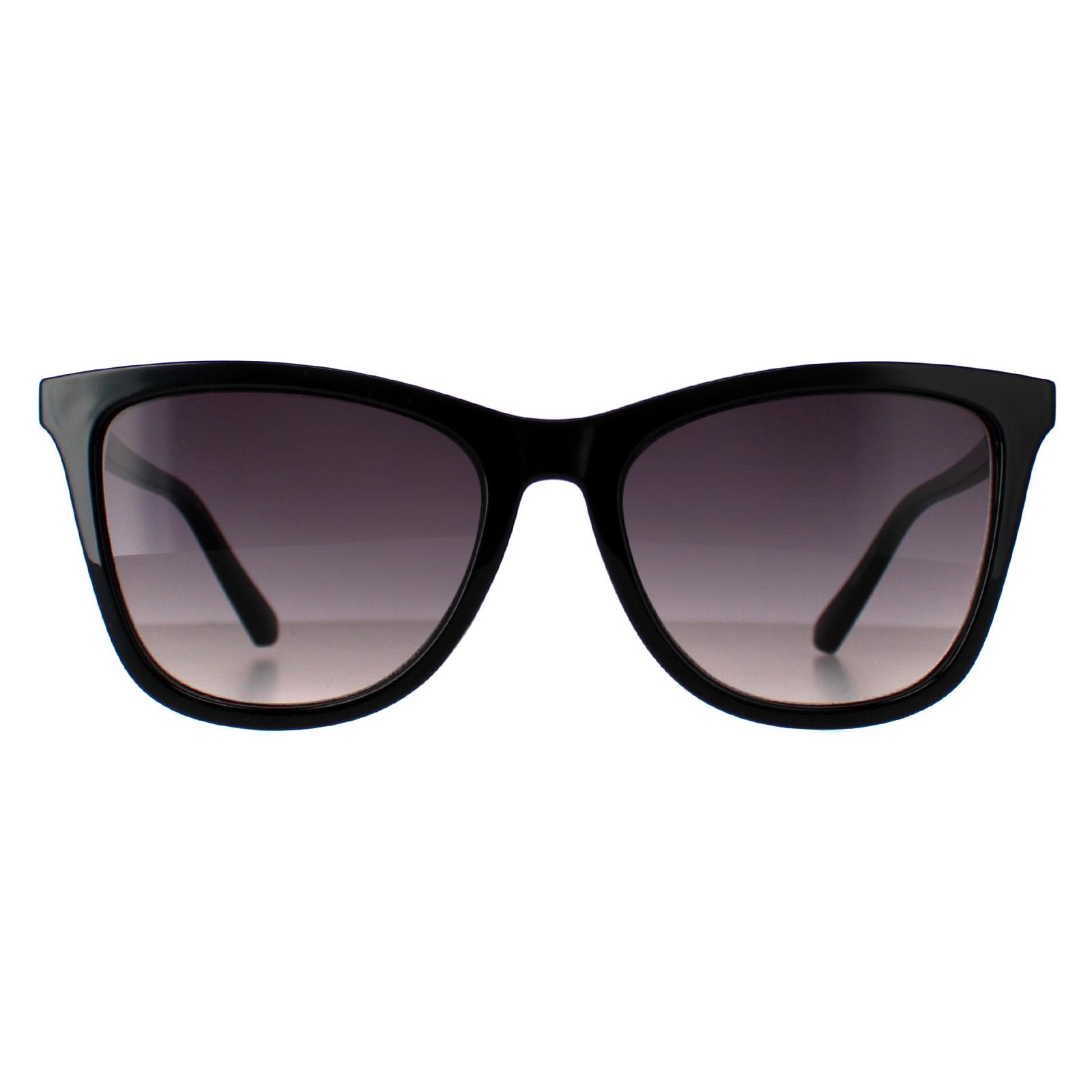 Guess Cat Eye Womens Shiny Black Smoke Gradient GF0421 - One Size