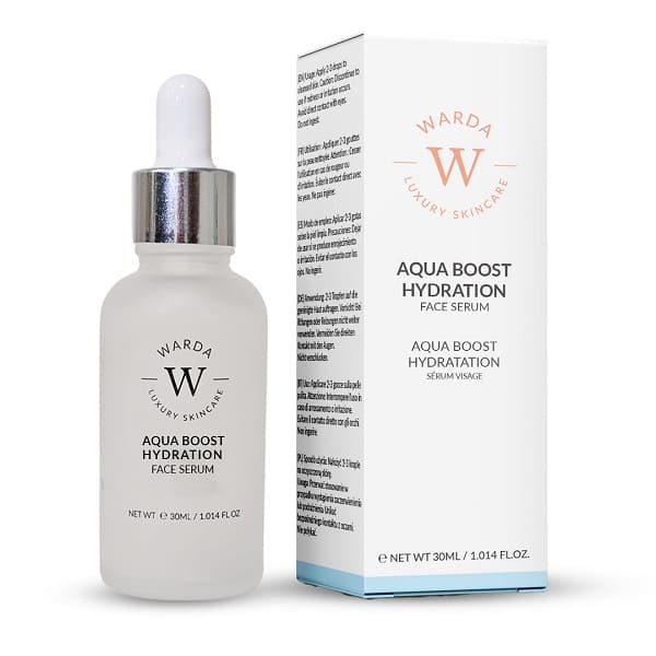 Warda Luxury skincare Unisex Aqua boost Hydration face serum 30ml - One Size