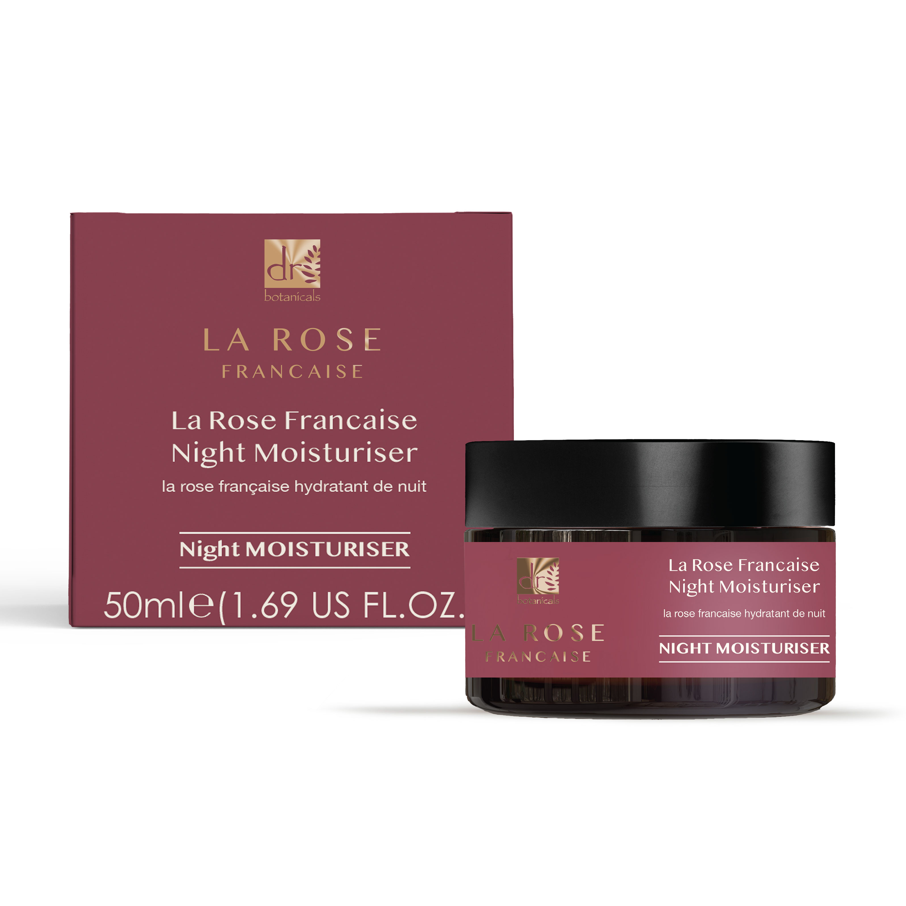 Dr. Botanicals Unisex Dr La Rose Francaise Night Moisturizer 50ml - One Size