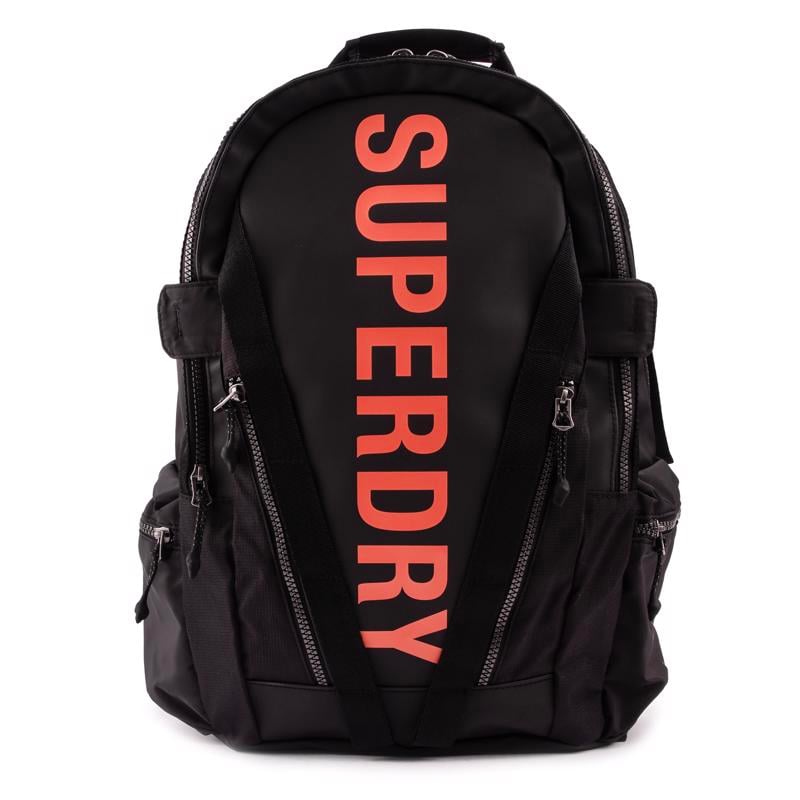 Superdry Mens Tarp Backpack - Black material_polyester - One Size