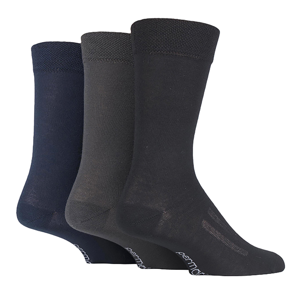 Permacool Unisex Breathable Moisture Wicking Anti Sweat Socks for Hot Weather - Charcoal Nylon - Size 6.5-8 (UK Shoe)