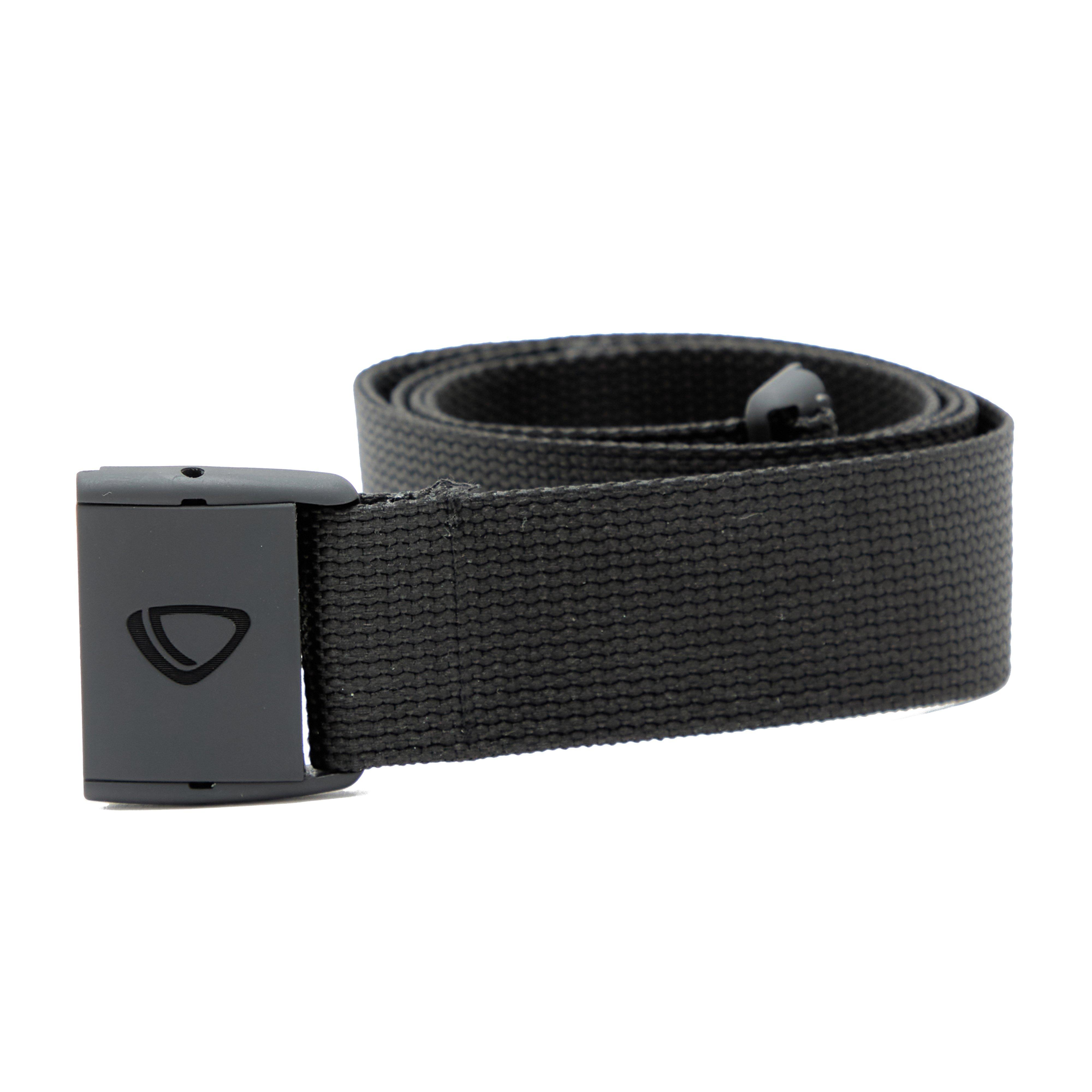 Brasher Mens Durable Clasp Buckle Belt - Black - One Size