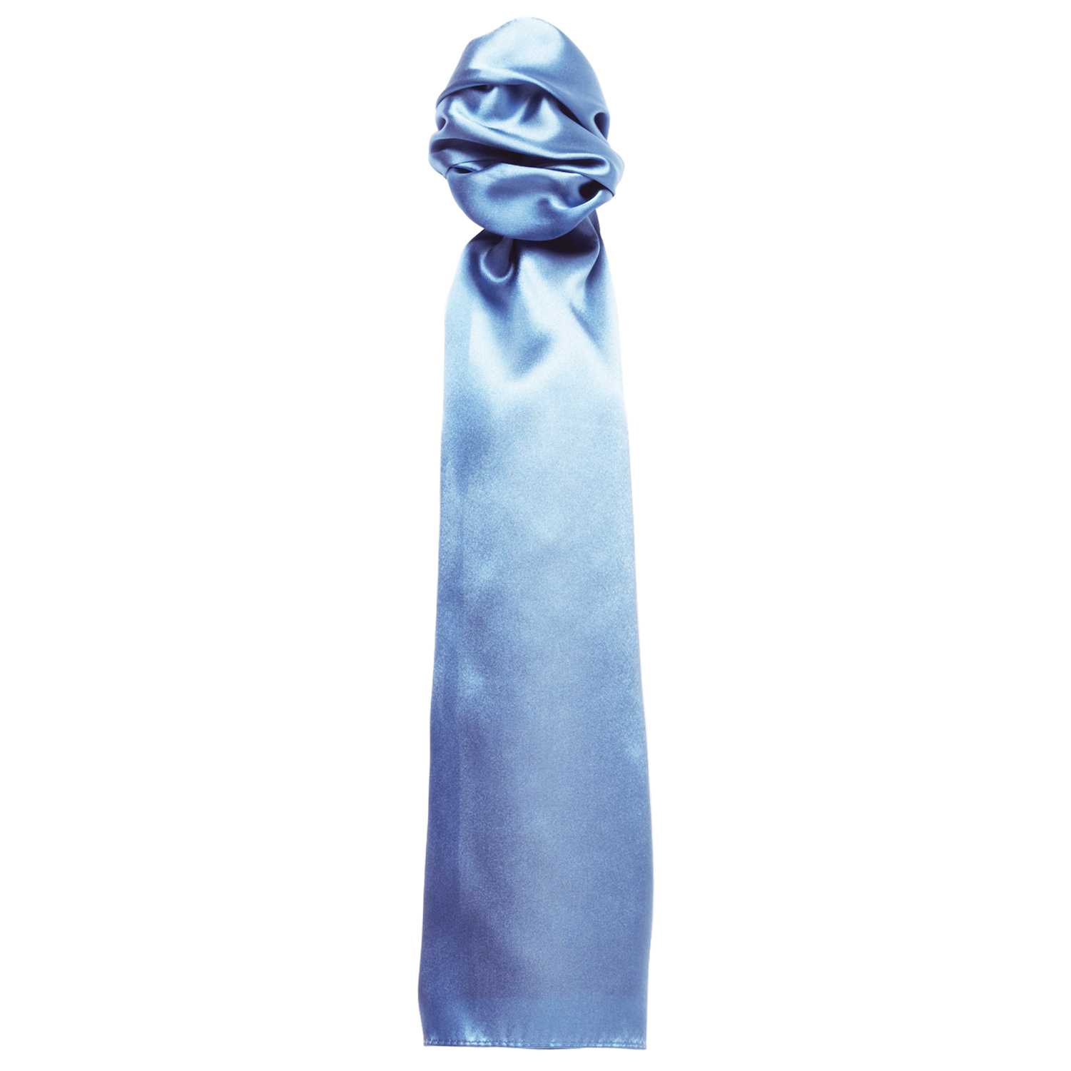 Premier Scarf - Ladies/Womens Plain Business (Mid Blue) - One Size