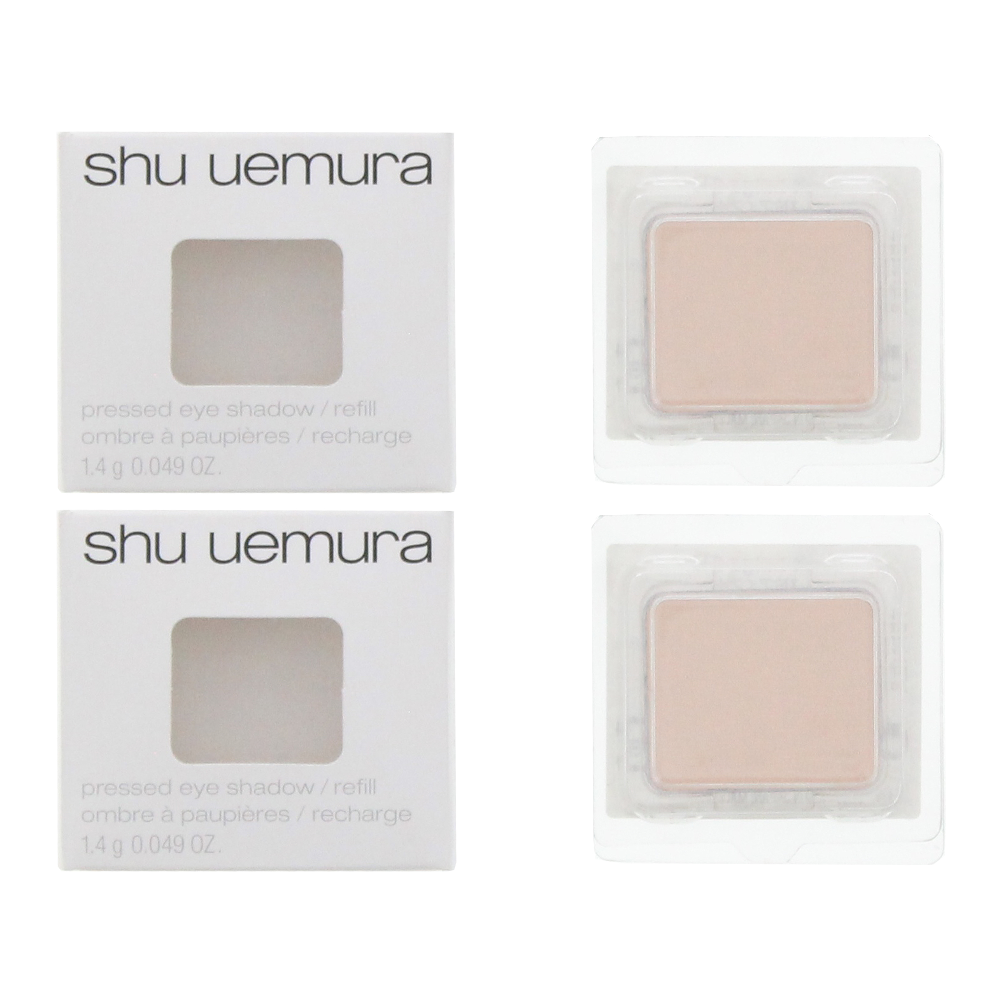 Shu Uemura Womens Pressed Eye Shadow Refill 1.4g - 816 M Soft Beige x 2 - One Size