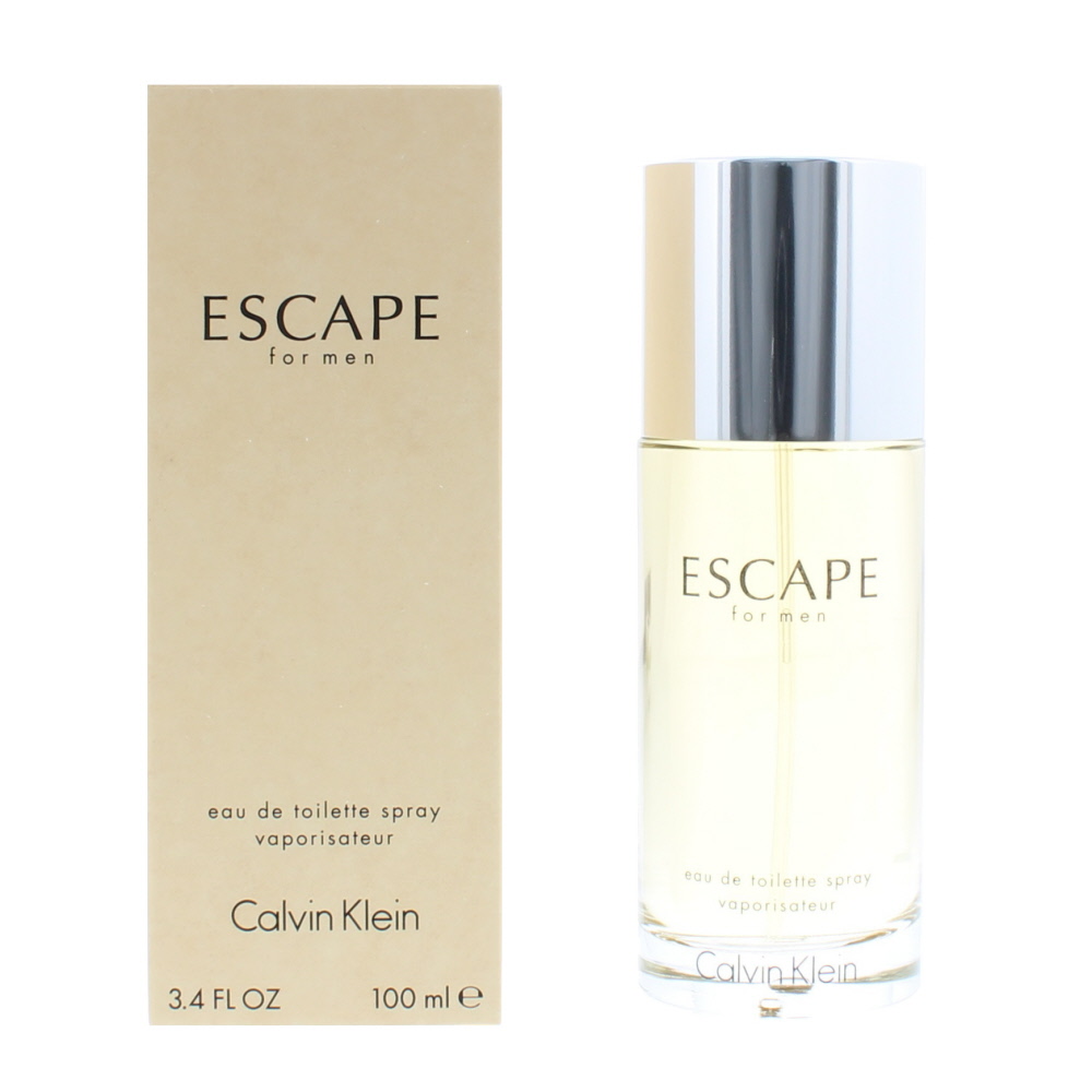 Calvin Klein Mens Escape For Men Eau de Toilette 100ml Spray - Green - One Size