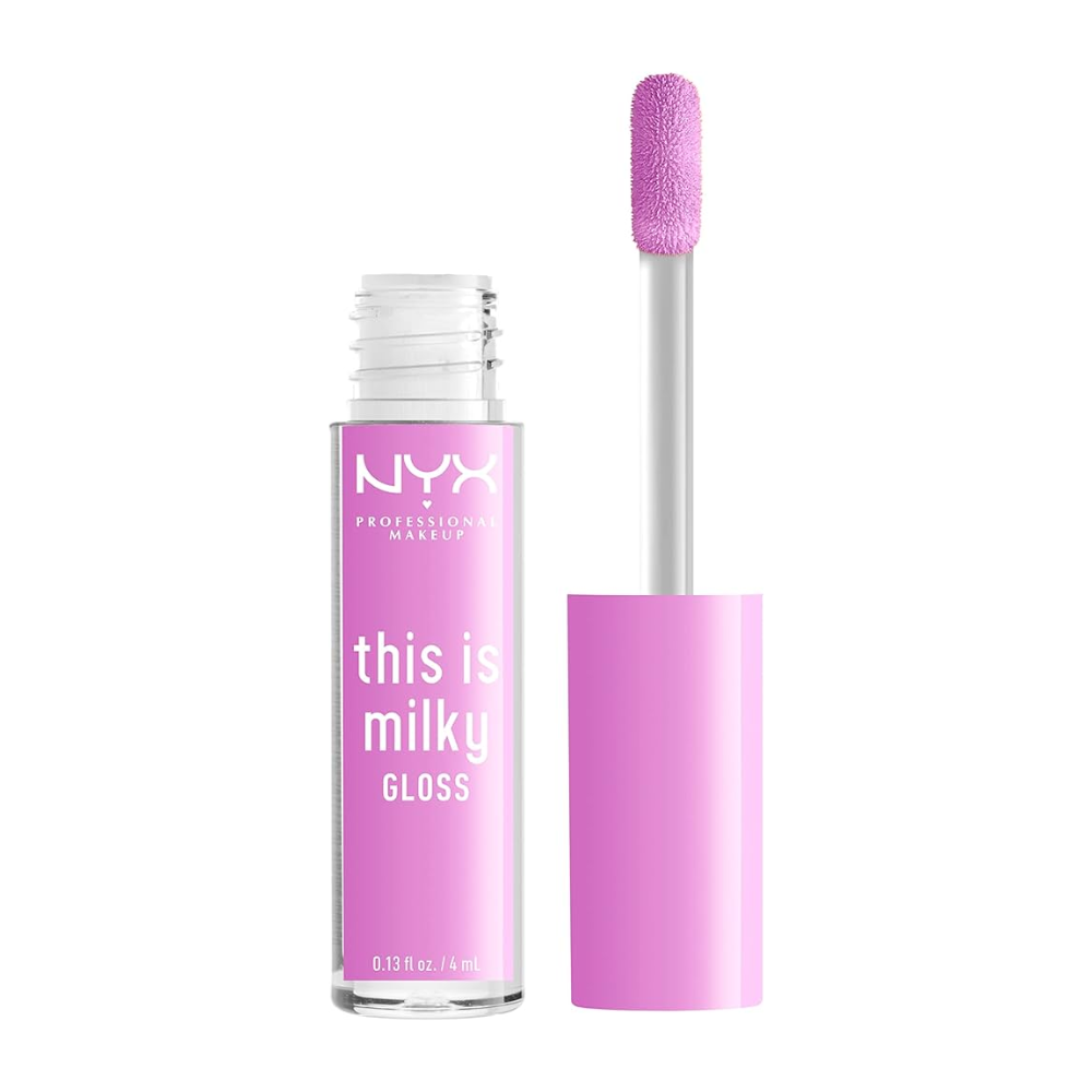 NYX Womens This Is Milky Lip Gloss 4ml - Lilac Splash - NA - One Size