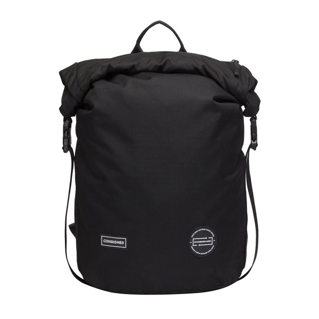 Consigned Mens Recycled Backpack - Black material_other - One Size