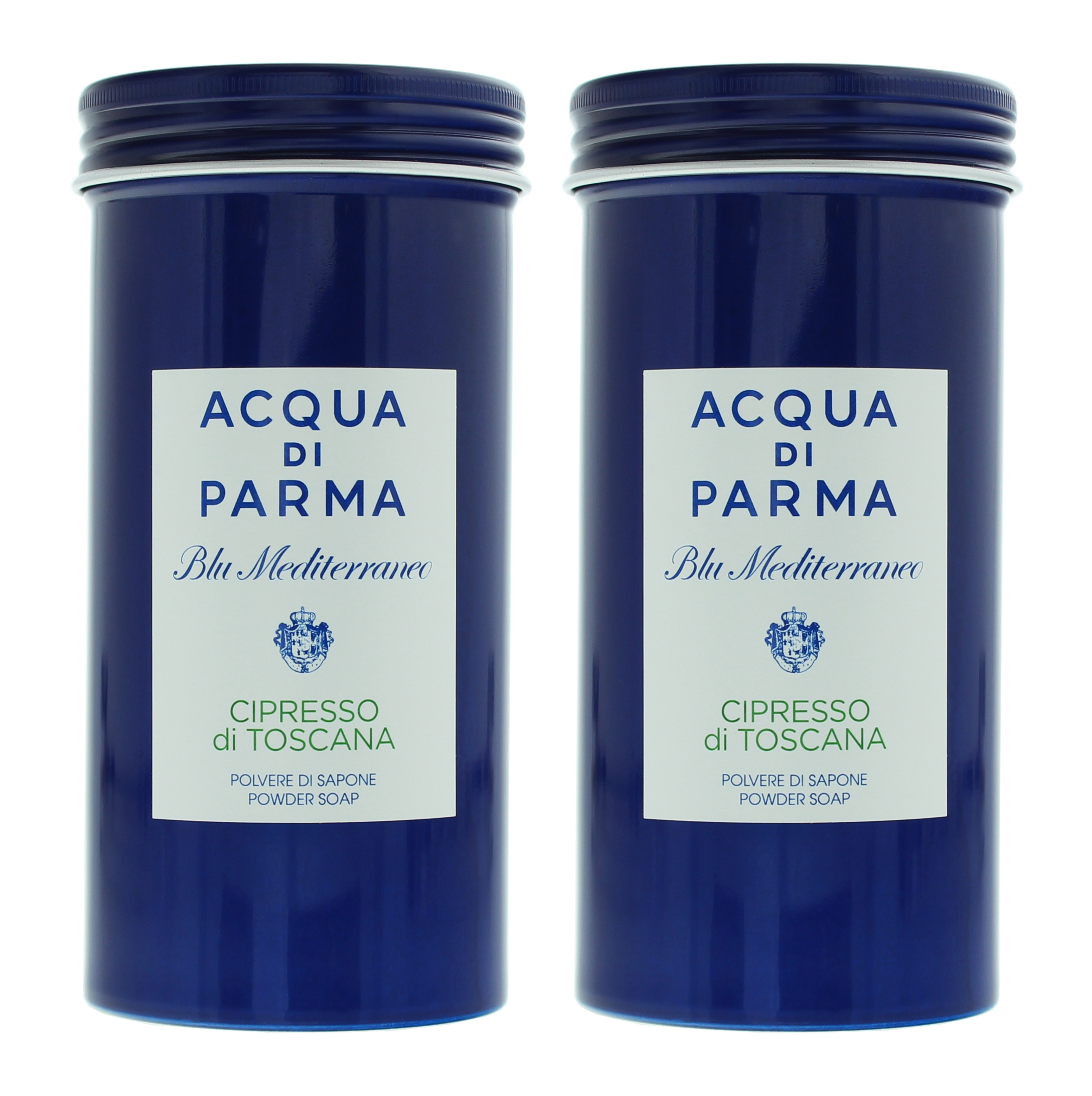 Acqua Di Parma Unisex Blu Mediterraneo Cipresso Di Toscana Powder Soap 70g x 2 - NA - One Size