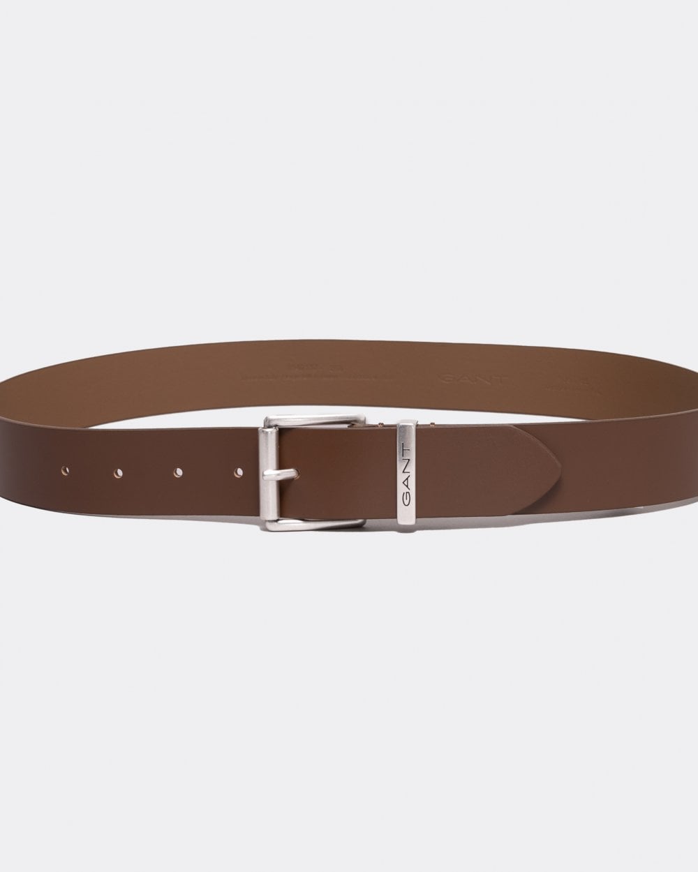 Gant Mens Logo Leather Belt - Brown - Size 34 (Waist)